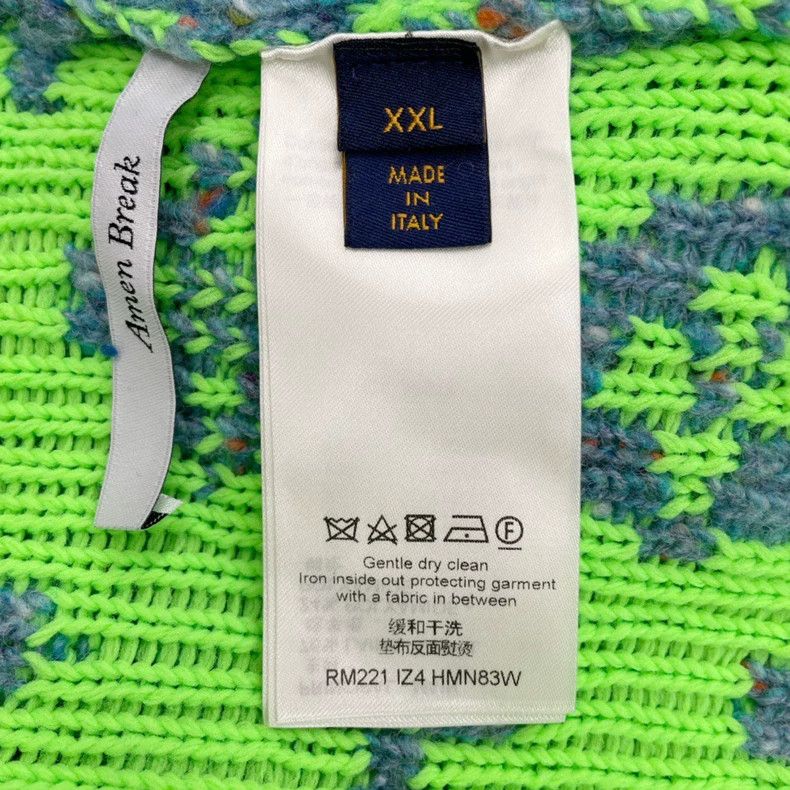 Louis Vuitton Louis Vuitton Year of the Tiger Limited Turquoise Cardigan Size US XXL / EU 58 / 5 - 5 Thumbnail