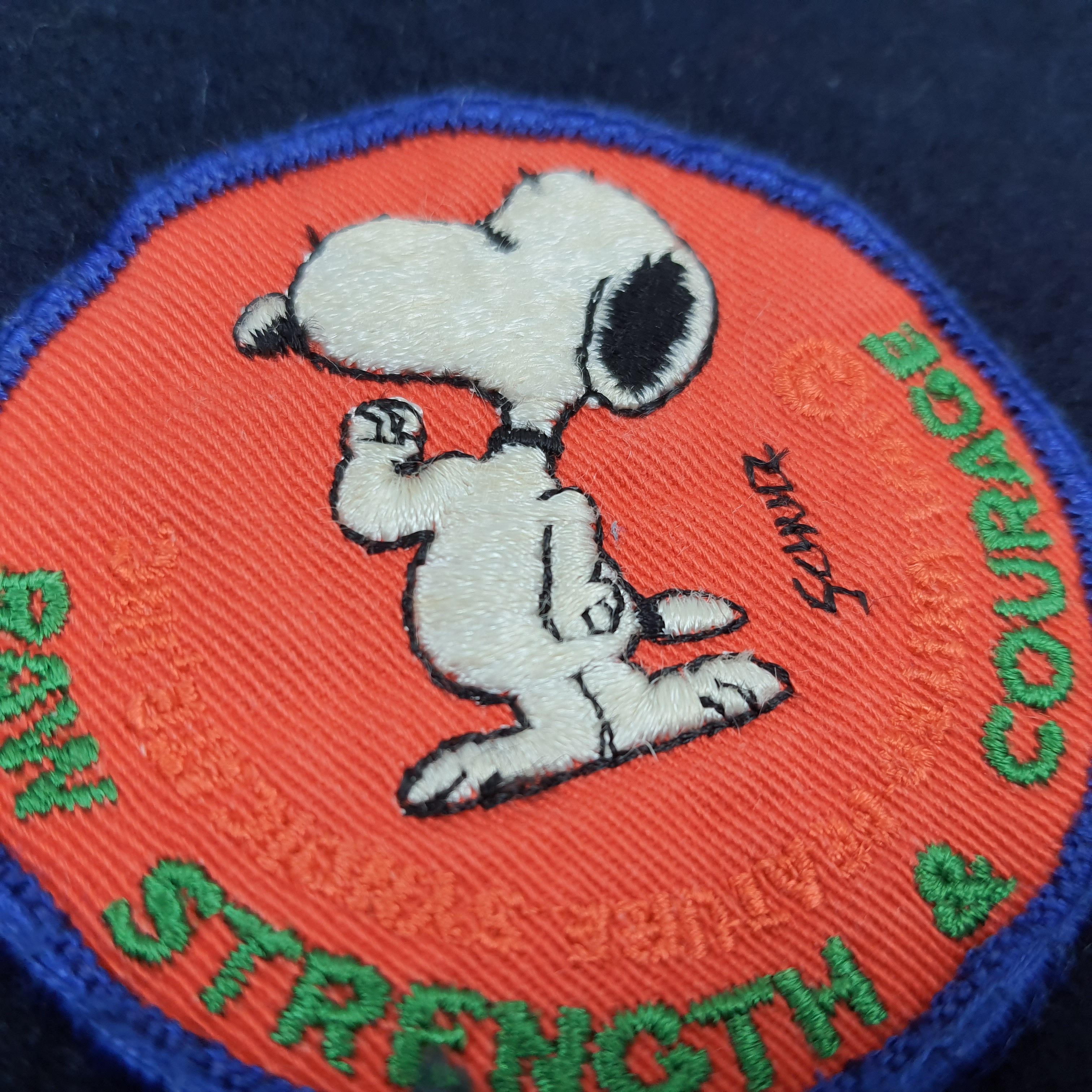 Japanese Brand Vintage Snoopy Peanuts Varsity Letterman Jacket C308N28 Size US S / EU 44-46 / 1 - 2 Thumbnail