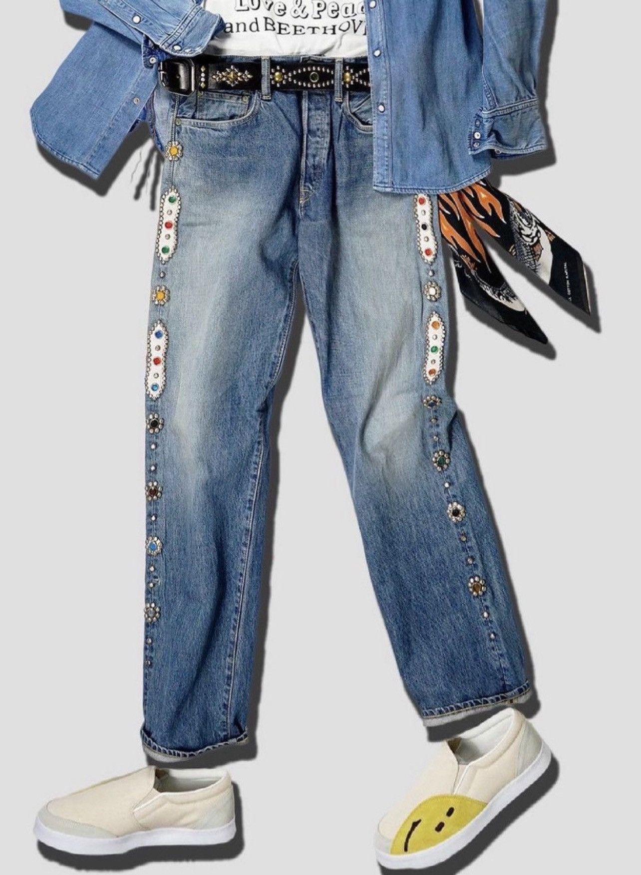 Kapital Kapital Monkey Cisco Gemstone denim New Size US 34 / EU 50 - 8 Thumbnail