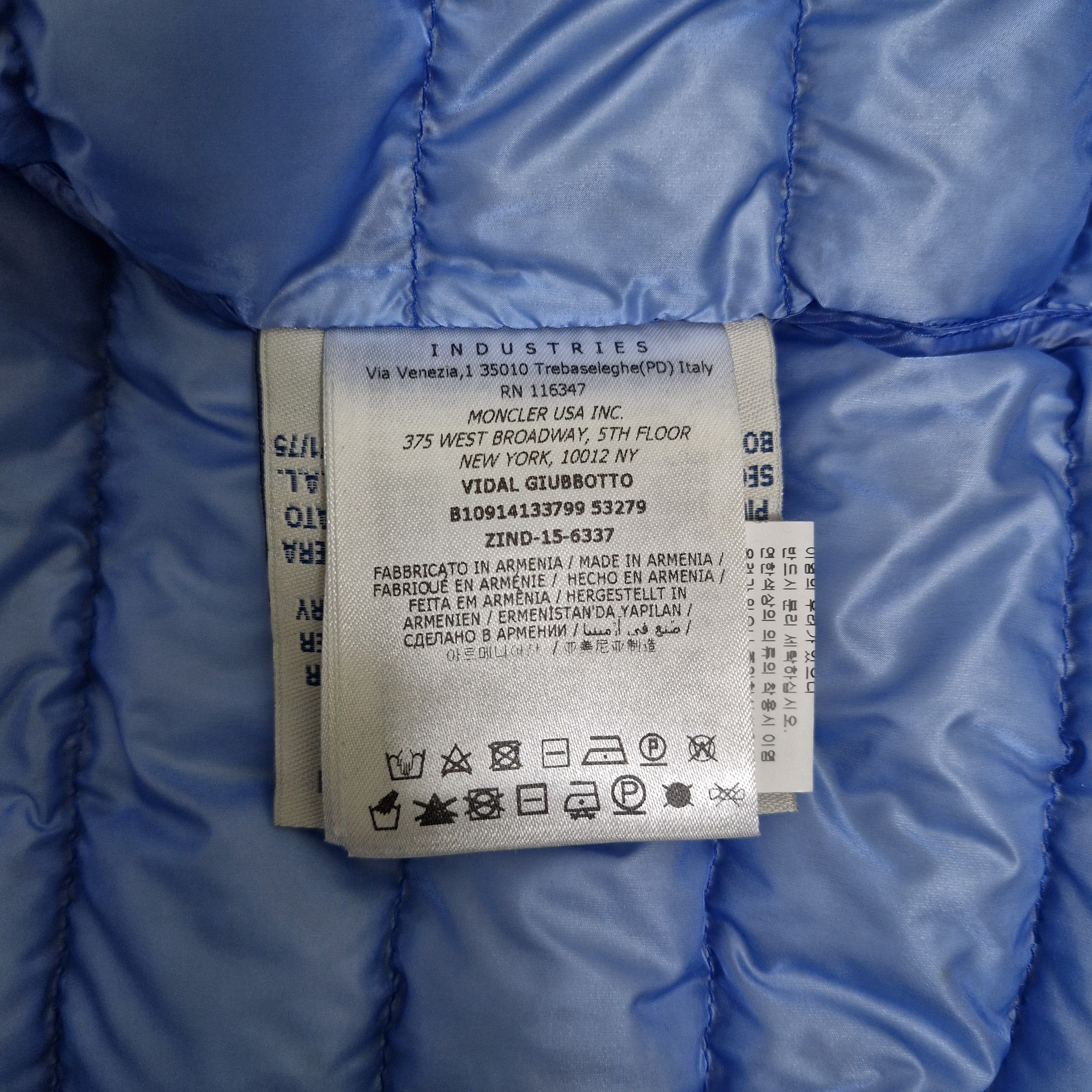 Moncler MONCLER Vidal Blue Goose Down Puffer Jacket Size US M / EU 48-50 / 2 - 10 Thumbnail