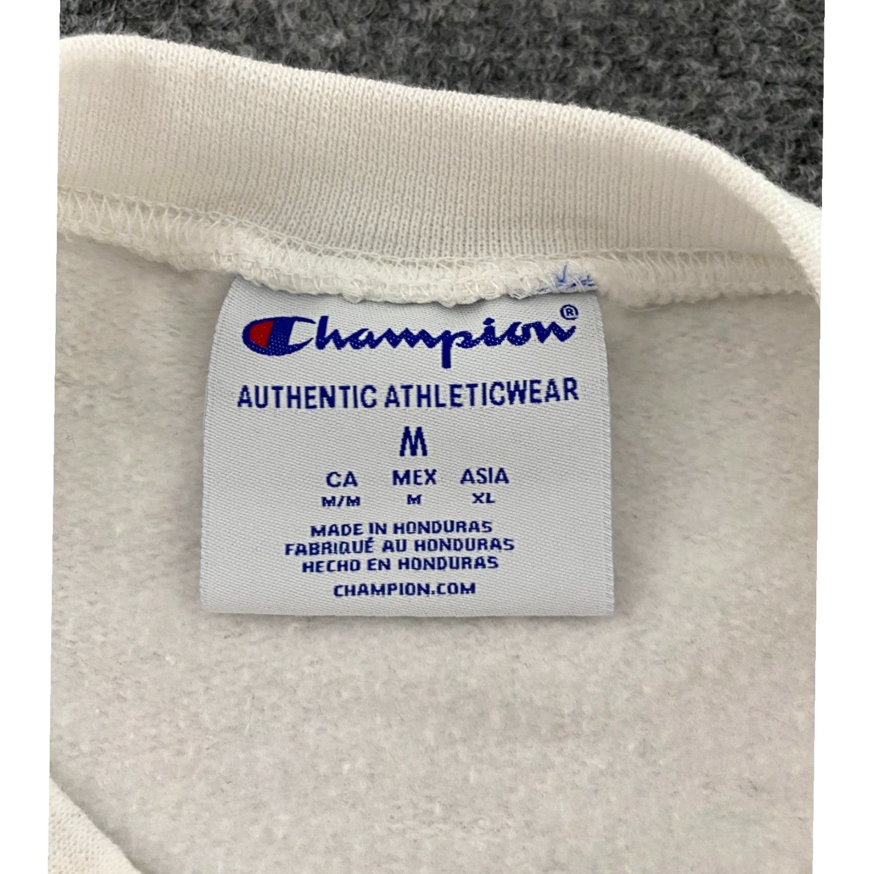 Champion Champion Colorado Crewneck Sweatshirt Mens M White Logo Embroidered Graphic Pullover Regular Fit Clothing Crew Neck All Seasons Size US M / EU 48-50 / 2 - 8 Thumbnail