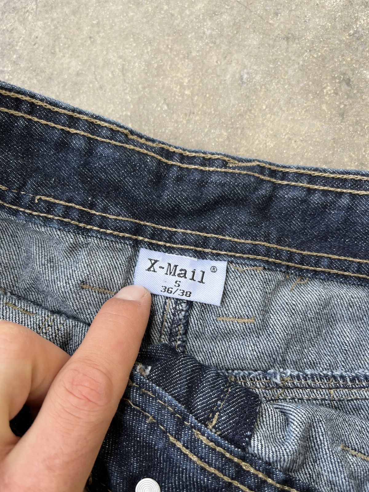 Vintage Vintage Denim y2k Mini Skirt Size 27" / US 4 / IT 40 - 6 Thumbnail