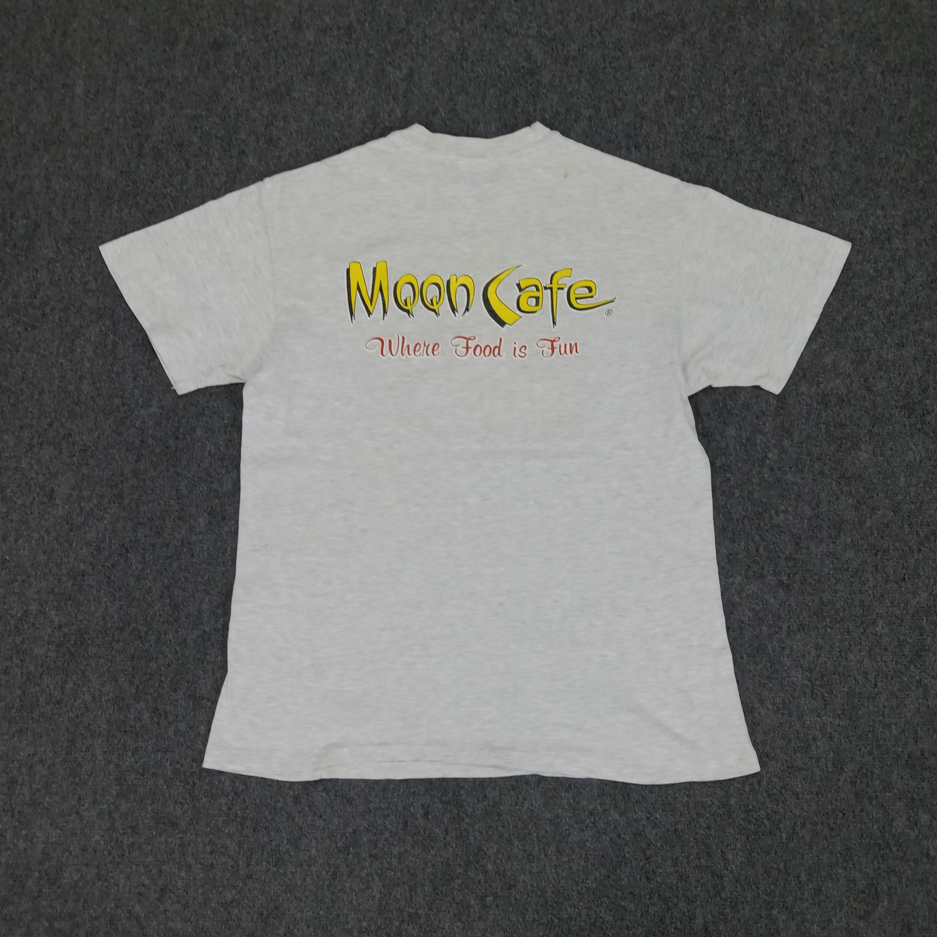 Japanese Brand × Junk Food × Vintage Vintage 90's MQQN CAFE Motorsports Racing T-Shirts Size US M / EU 48-50 / 2 - 6 Thumbnail