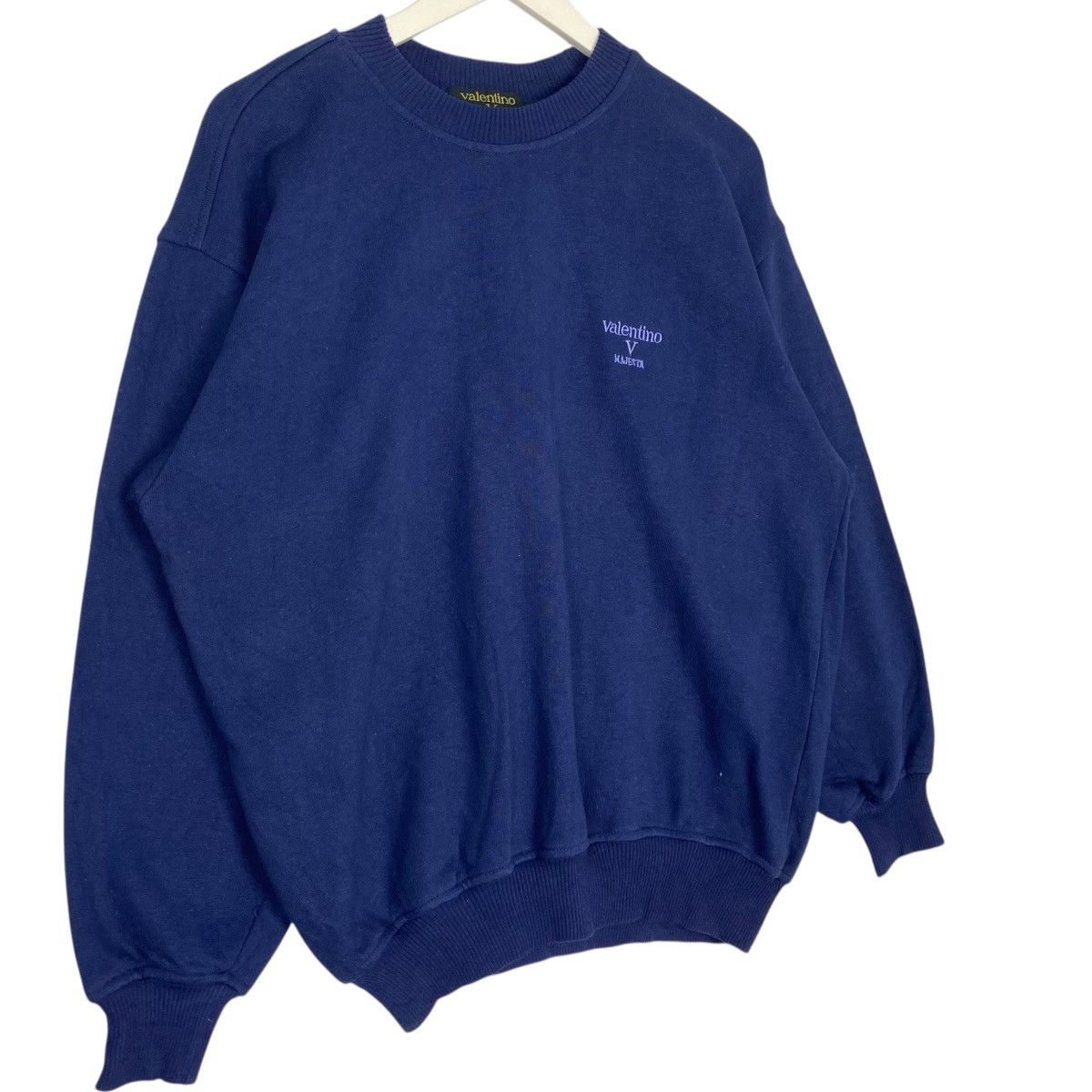 Vintage Vintage Valentino Majesta Sweatshirt Crewneck Blue Size M Size M / US 6-8 / IT 42-44 - 3 Thumbnail