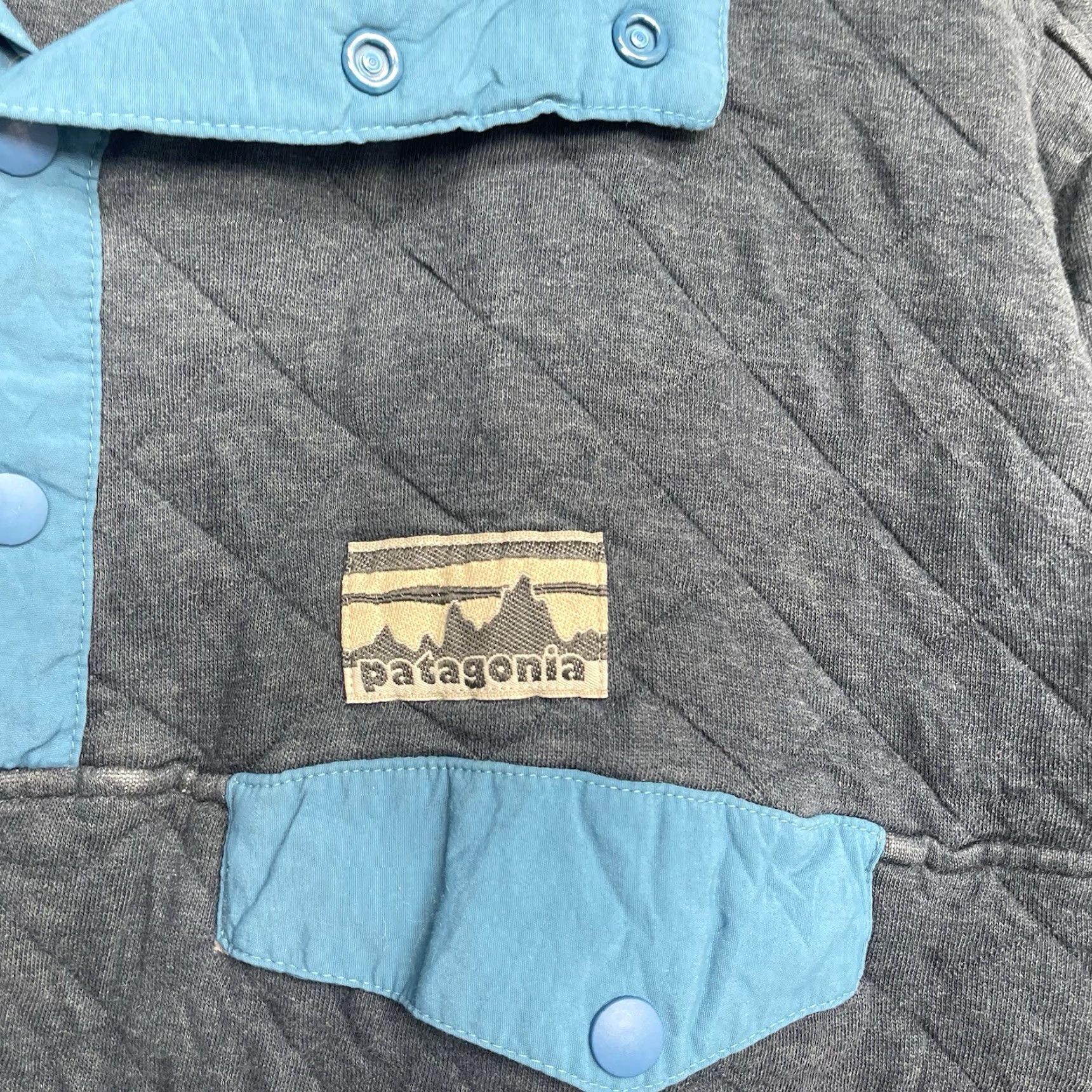 Patagonia Patagonia Jacket Mens Large Blue Pullover Sweatshirt Quilt Fleece Quilted Hiking 40th Legacy Snap-T Size US L / EU 52-54 / 3 - 4 Thumbnail