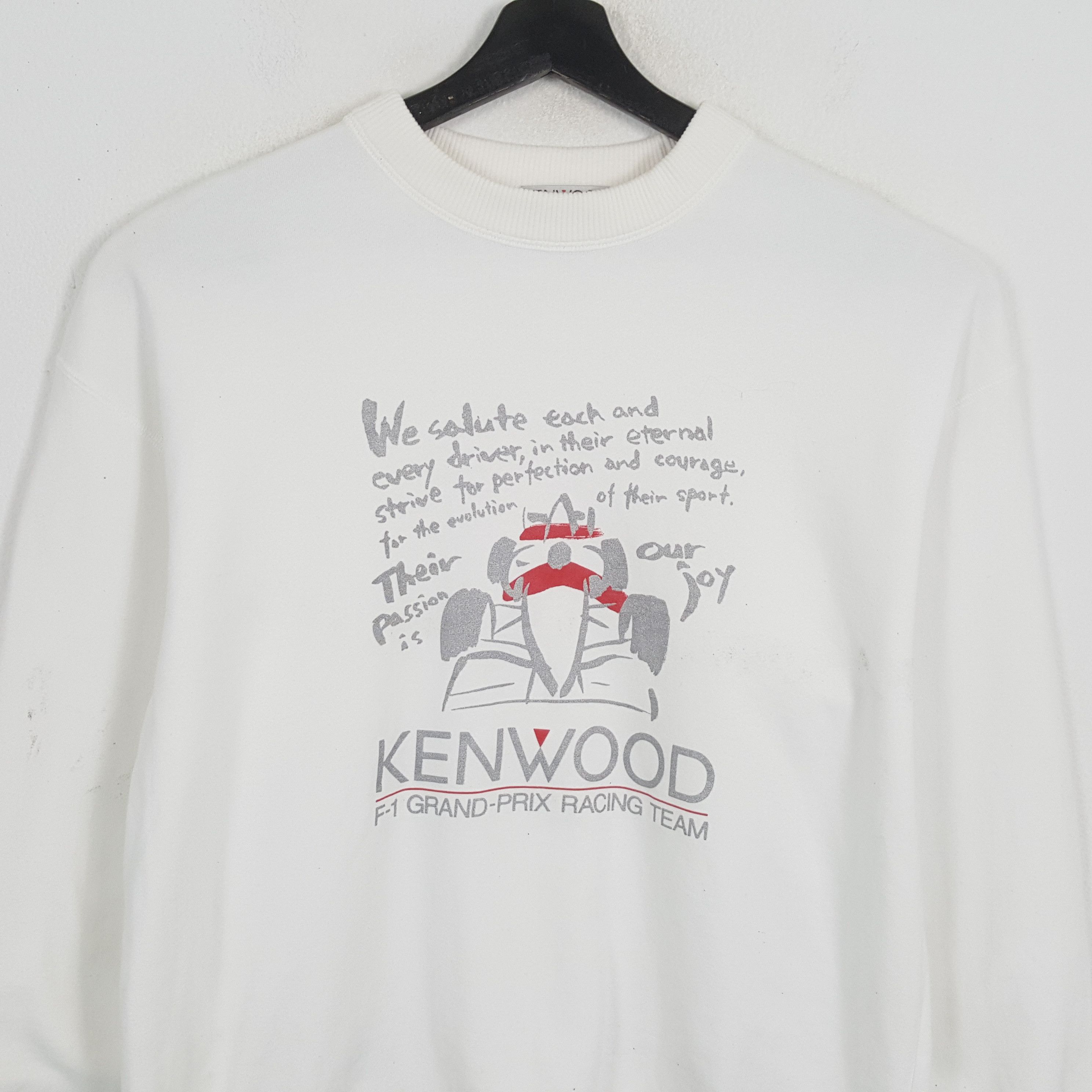 Japanese Brand × Vintage KENWOOD FORMULA 1 Grand Prix RACING Team Sweatshirt Size US M / EU 48-50 / 2 - 2 Thumbnail