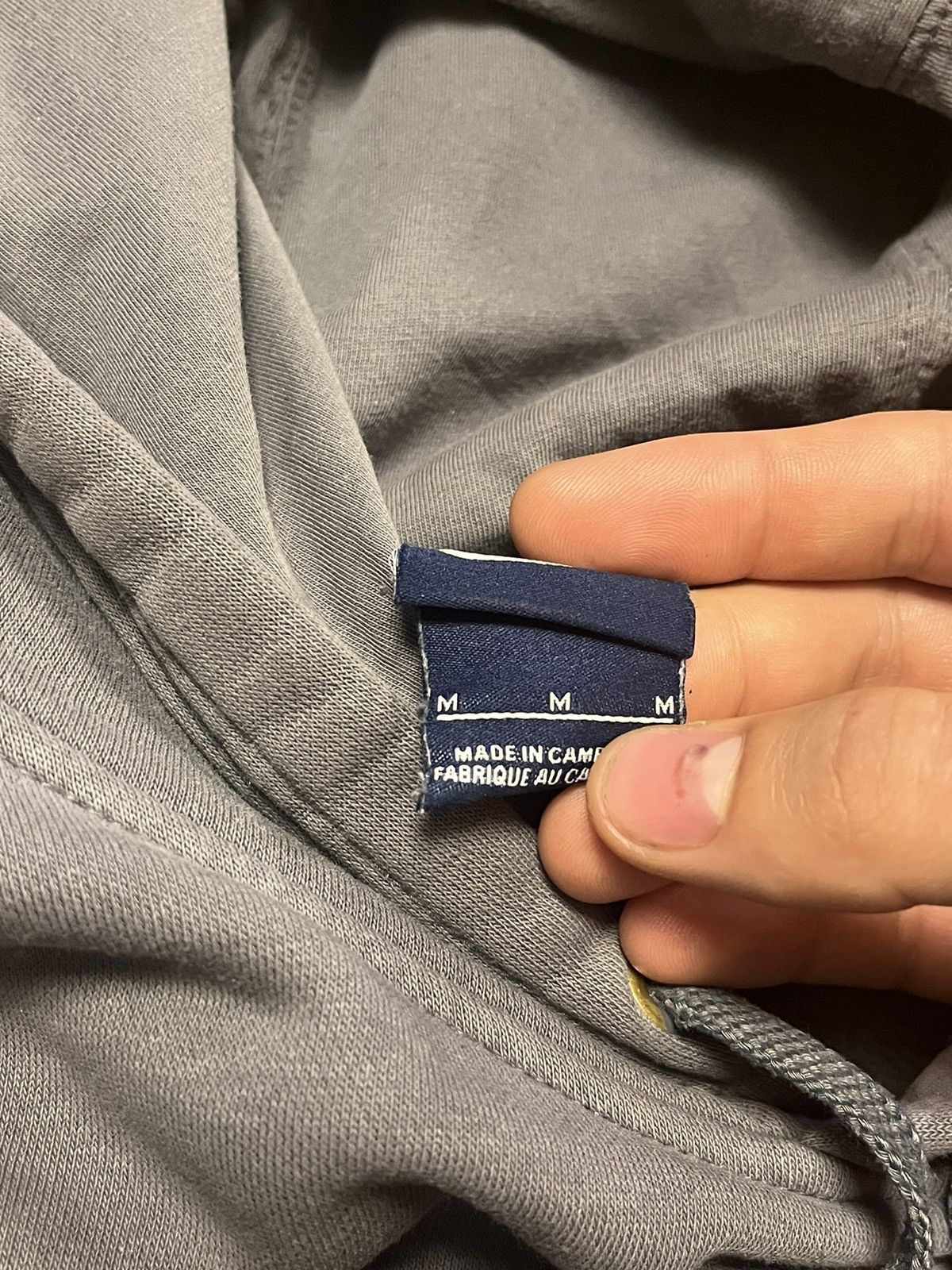 Nike × Vintage Nike 90s Vintage Hoodie Spell Out Logo Gray Size US M / EU 48-50 / 2 - 4 Thumbnail