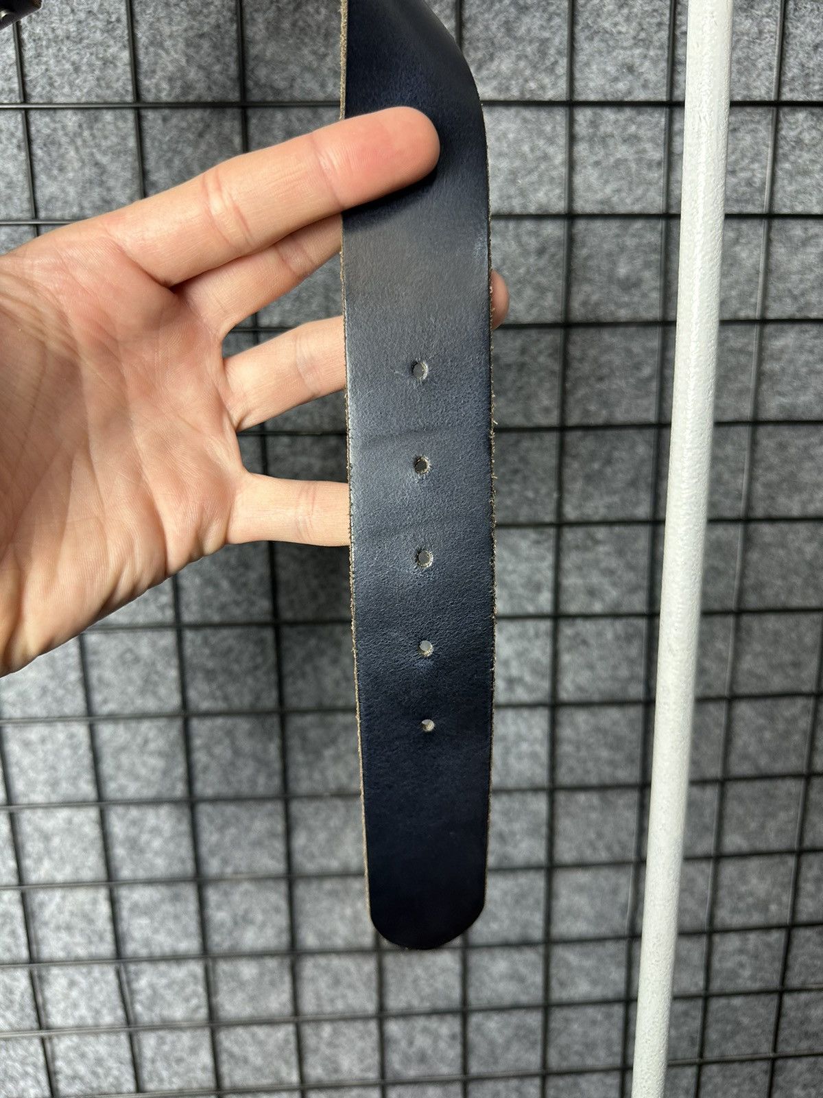 Tommy Hilfiger Tommy Hilfiger Genuine Leather Logo Studded Belt Size OS Size ONE SIZE - 4 Thumbnail