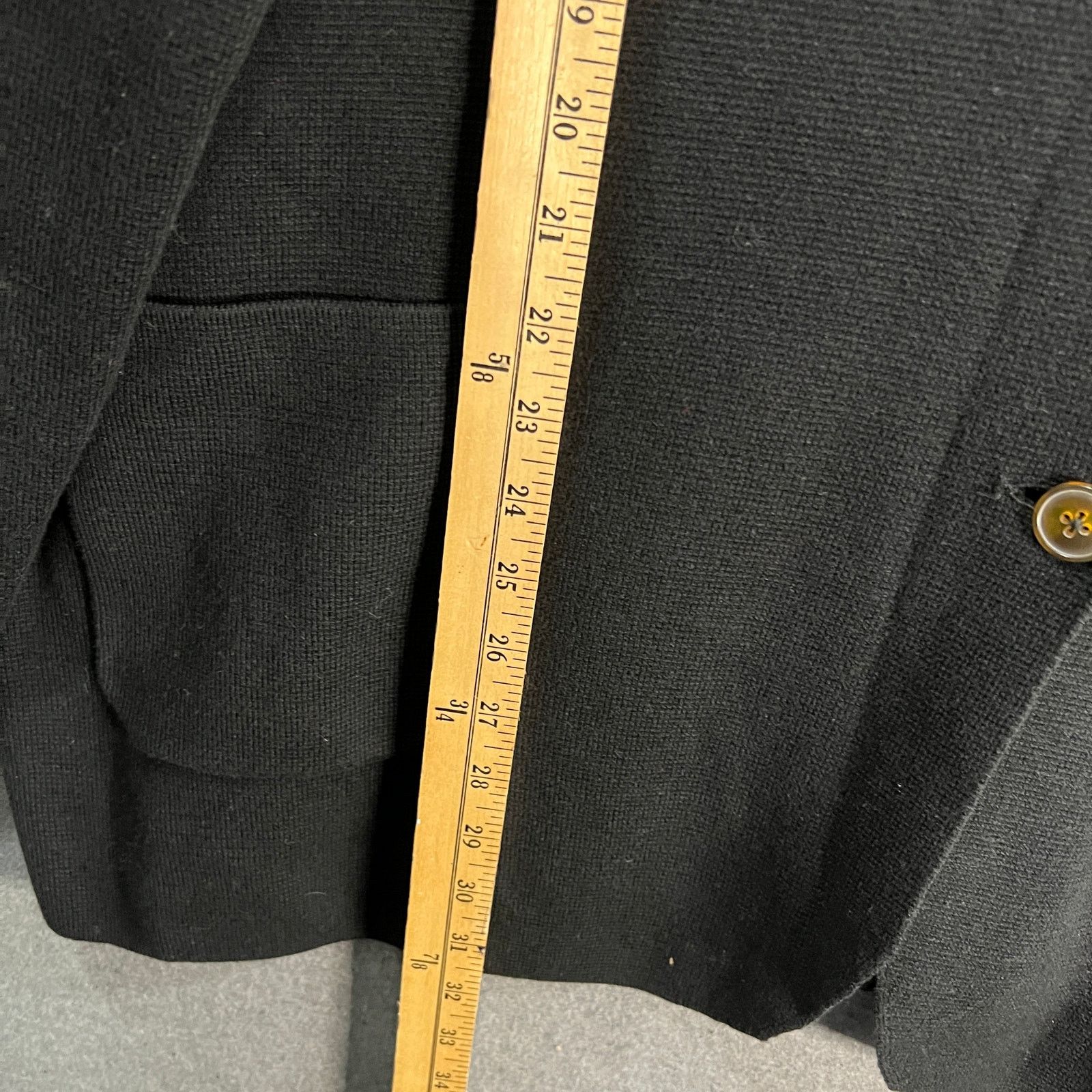 Other Joan Rivers Milano Knit Sweater Blazer Black, Size 3X Size 3XL / US 20-22 - 4 Thumbnail