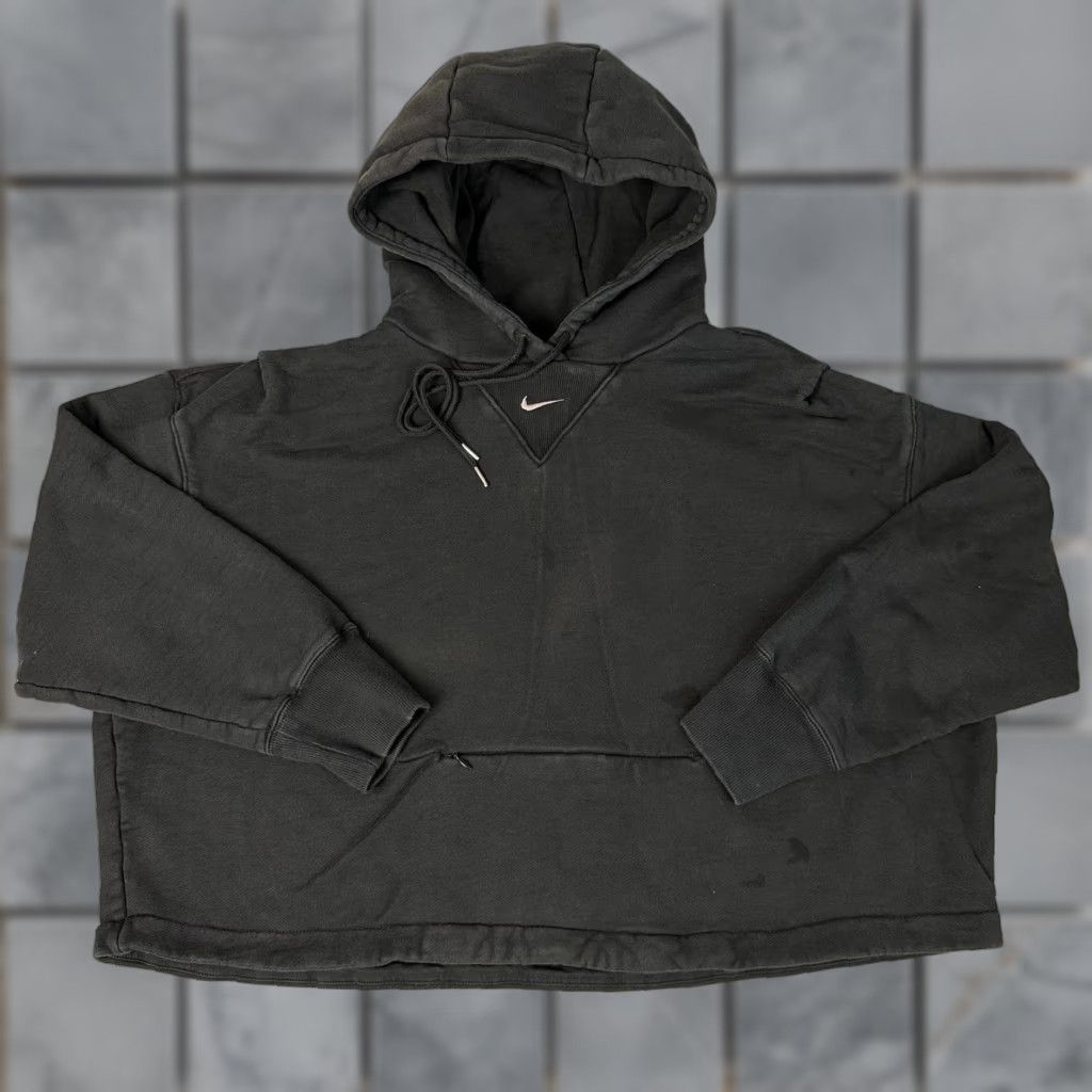 Nike Nike Sportswear Hoodie Womens 2XL Black Center Swoosh Oversized Pullover Casual Activewear Winter Fall Spring Womens Size XXL / US 16-18 / IT 52-54 - 1 Thumbnail