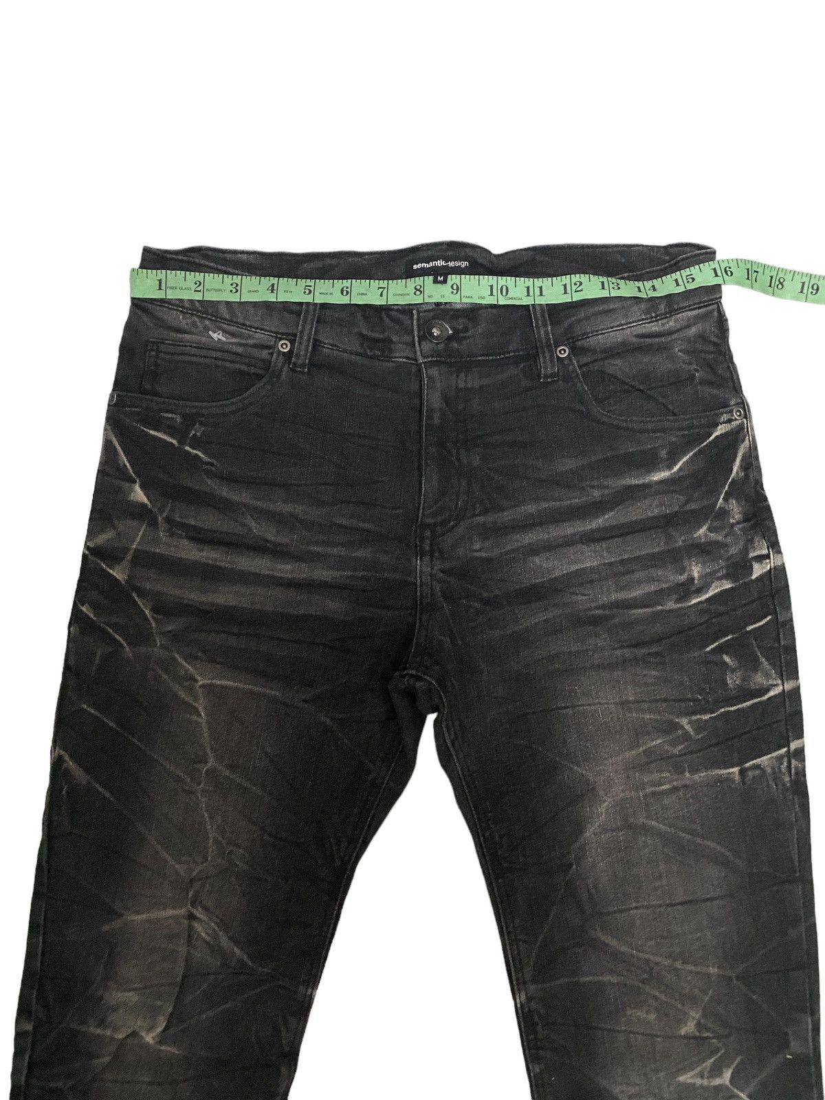 Japanese Brand × Vintage × semanticdesign Vintage Semantic Design Skinny Denim Jeans Size US 32 / EU 48 - 11 Thumbnail