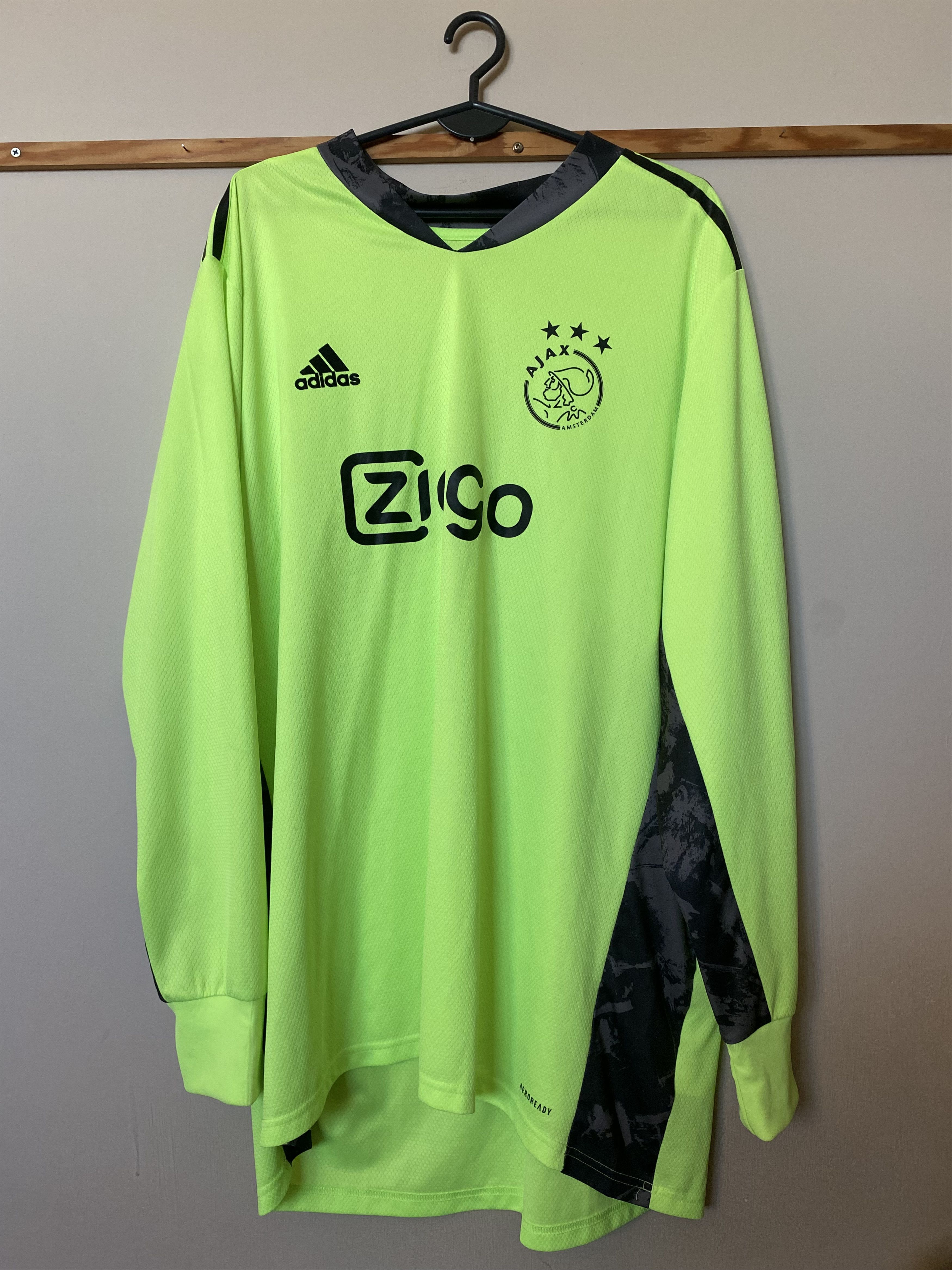 Adidas AJAX AMSTERDAM 2020- 2021 Long Sleeve Adidas - 2XL - UNIQUE Size US XXL / EU 58 / 5 - 1 Thumbnail