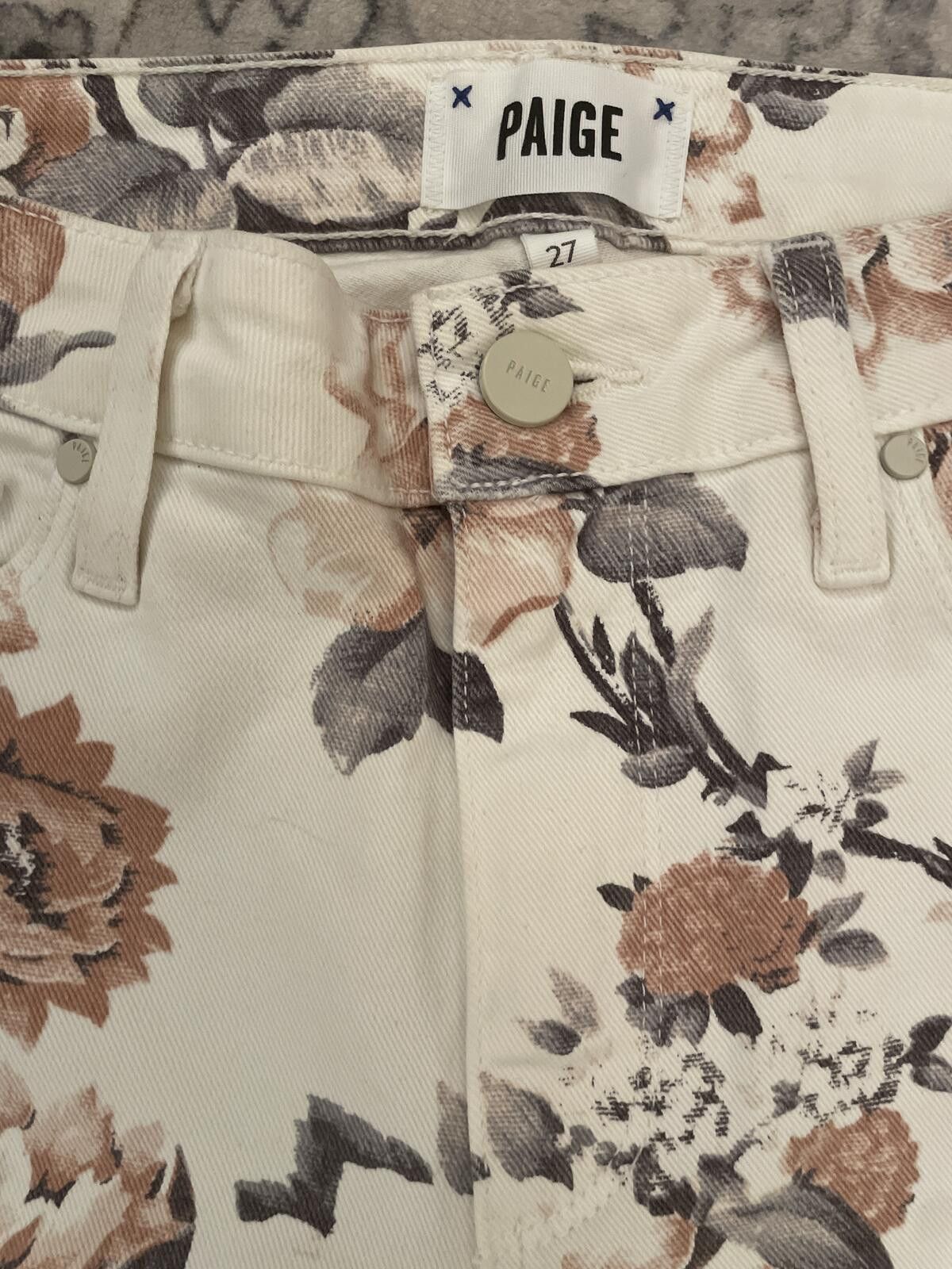 Paige Paige Jeans Pants Women's Size 27 Colette Crop Flair Cotton Size 27" / US 4 / IT 40 - 3 Thumbnail