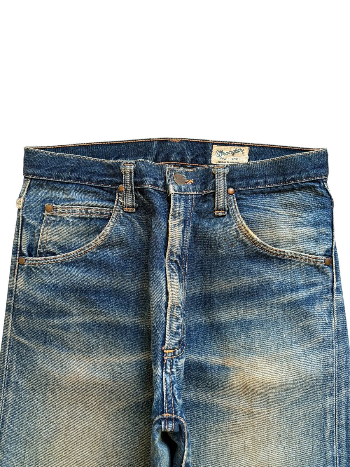 Vintage × Wrangler Vintage Wrangler Rusty Mud Wash Distressed Baggy Jeans Size US 30 / EU 46 - 4 Thumbnail