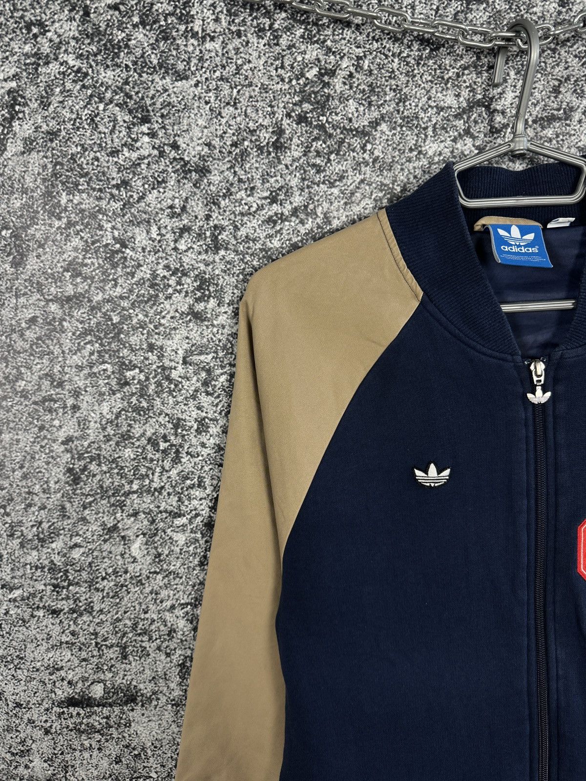 Adidas Men’s Adidas Originals Full Zip Bomber Jacket College Size M Size US M / EU 48-50 / 2 - 3 Thumbnail