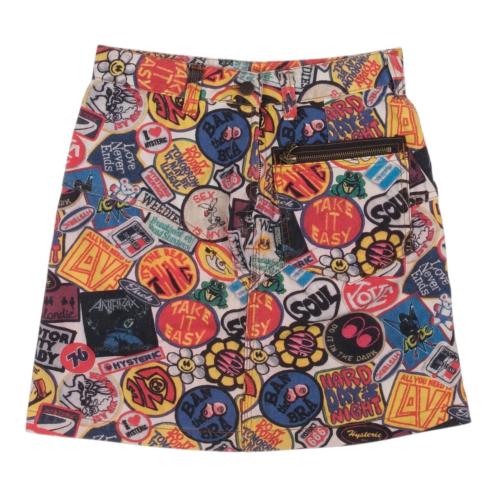 Hysteric Glamour Hysteric Glamour Patch Pattern Mini Skirt Size 32" / US 10 / IT 46 - 1 Preview