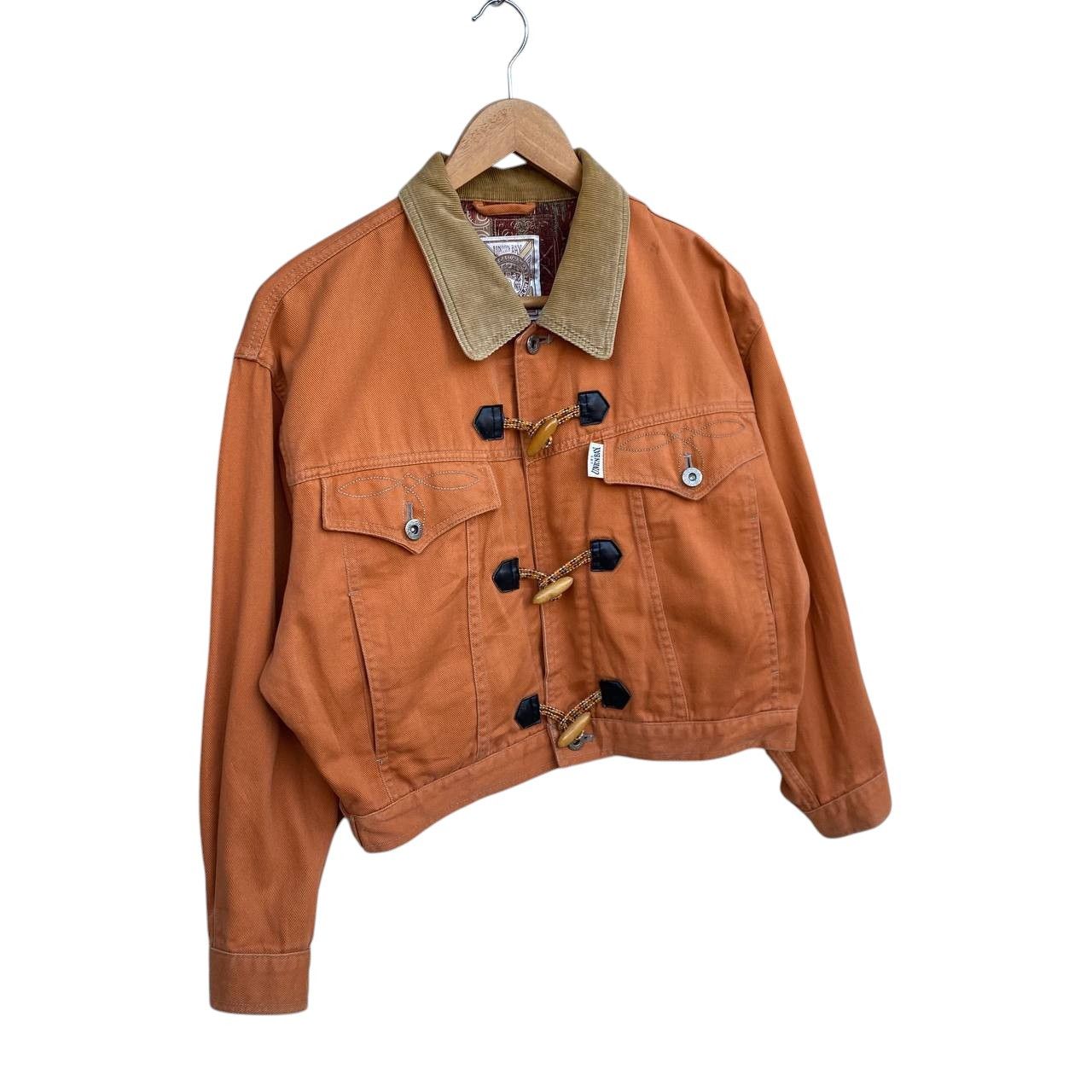 Vintage VINTAGE 90S UNIONBAY CROPPED BIKER DENIM TOGGLE FRONT UNISEX Size US M / EU 48-50 / 2 - 4 Thumbnail