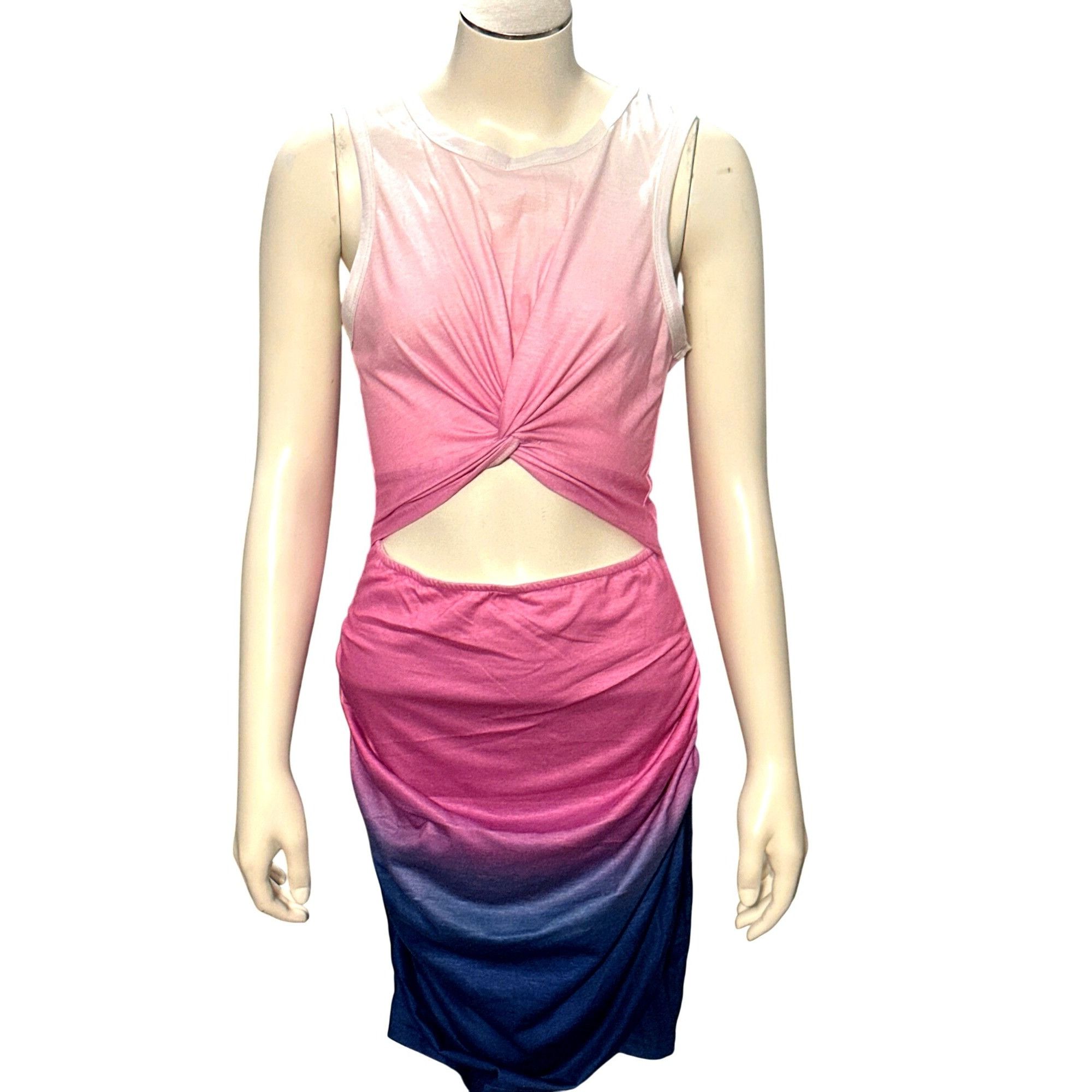 Other CCC Sleeveless Ombre Knot Front Cutout Bodycon Dress Small P Size S / US 4 / IT 40 - 1 Thumbnail