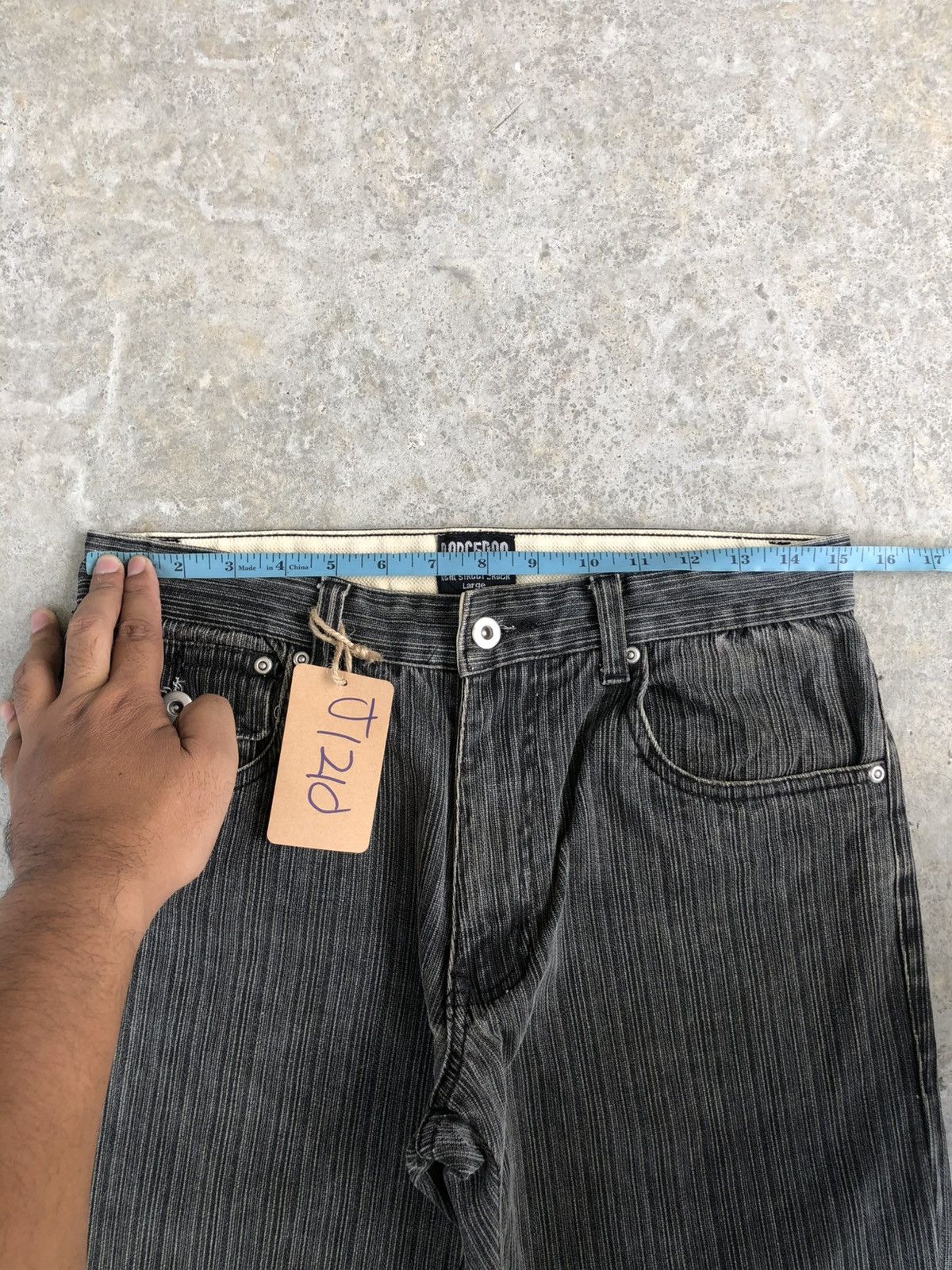 If Six Was Nine Japanese Barcedos Flared Jeans Distressed Denim Hickory Size US 30 / EU 46 - 23 Thumbnail