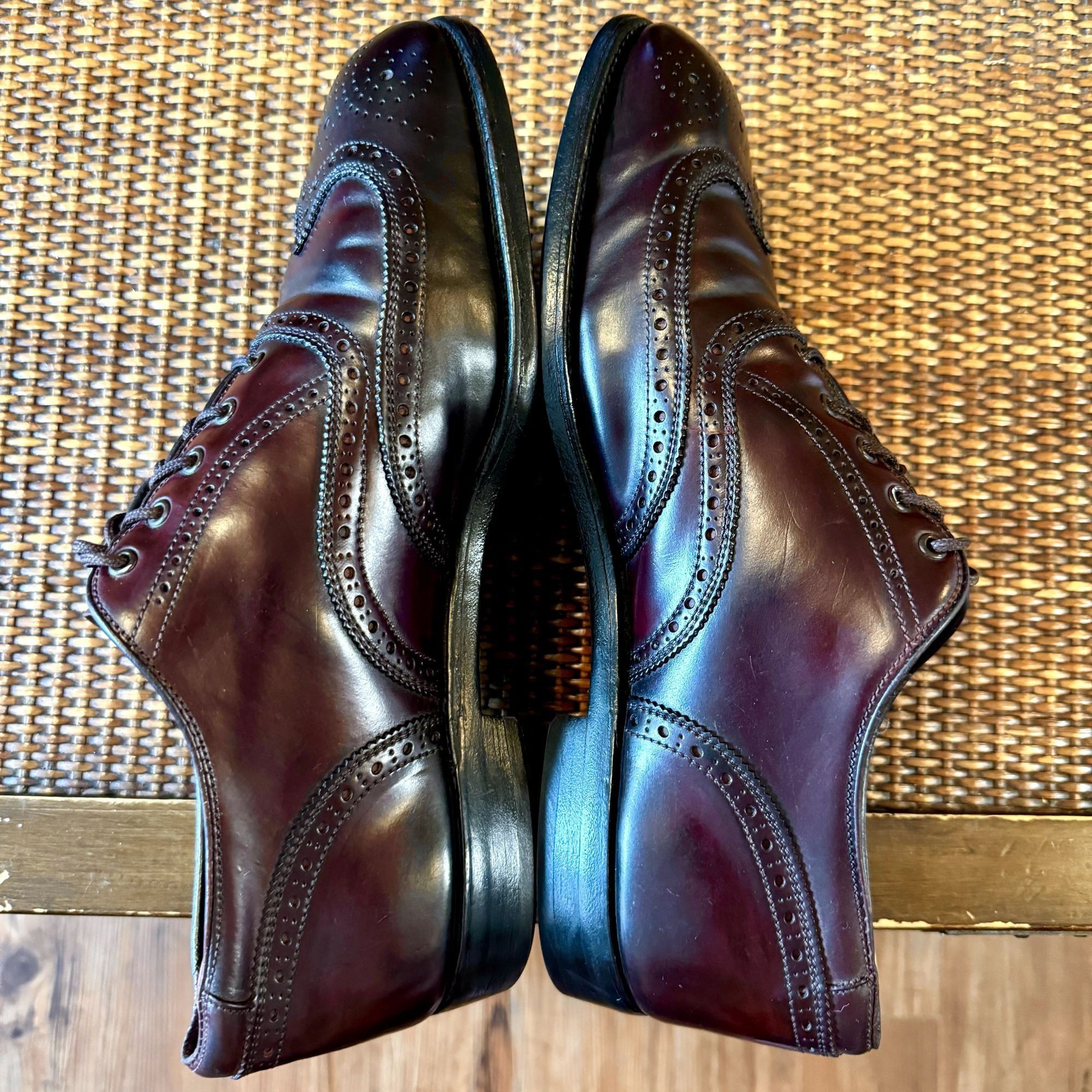 Alden Brooks Brothers A764 SHELL CORDOVAN Wing Tip Shoes E