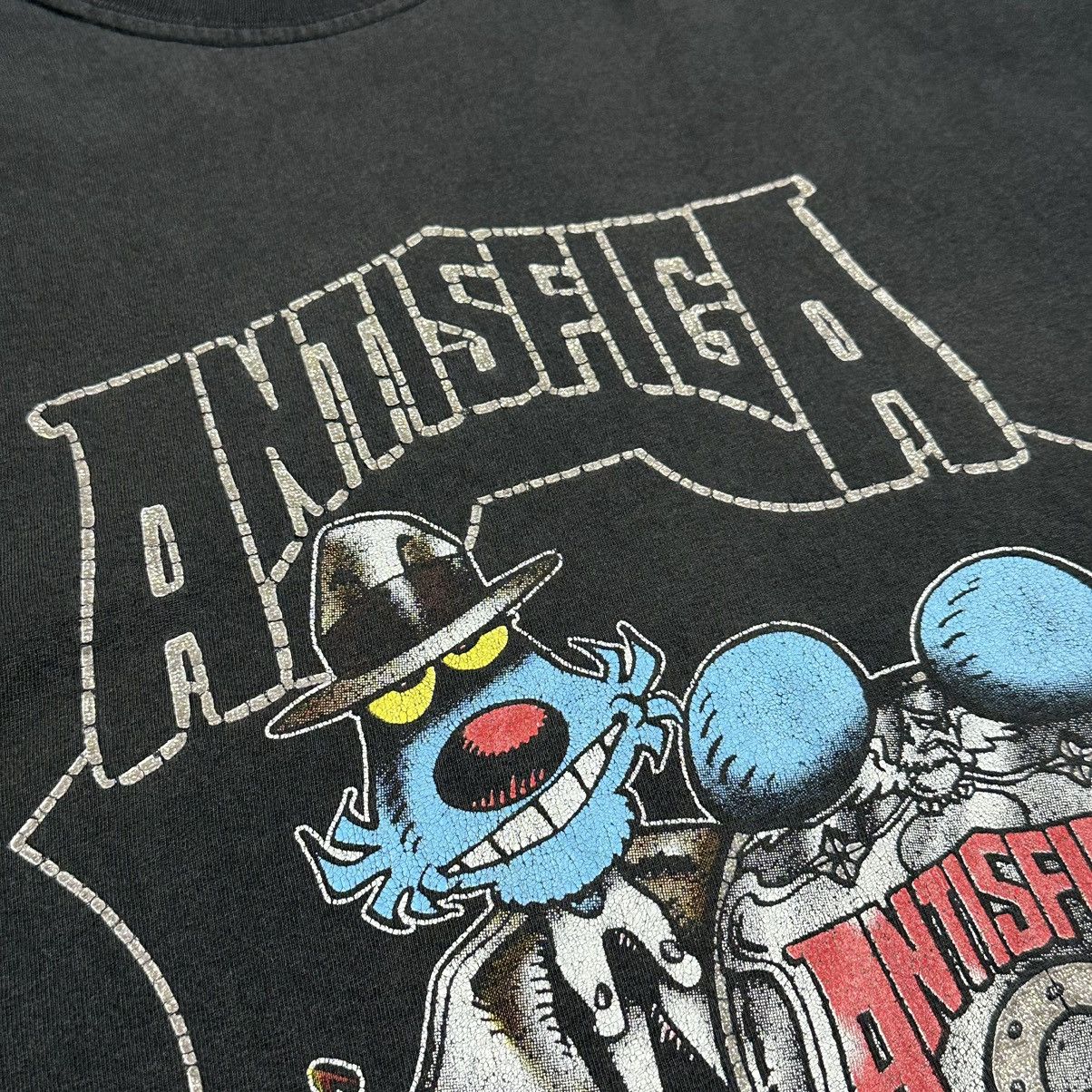 Vintage Vintage 90s Antisfiga T-shirt Black Men’s Size L Size US L / EU 52-54 / 3 - 9 Thumbnail