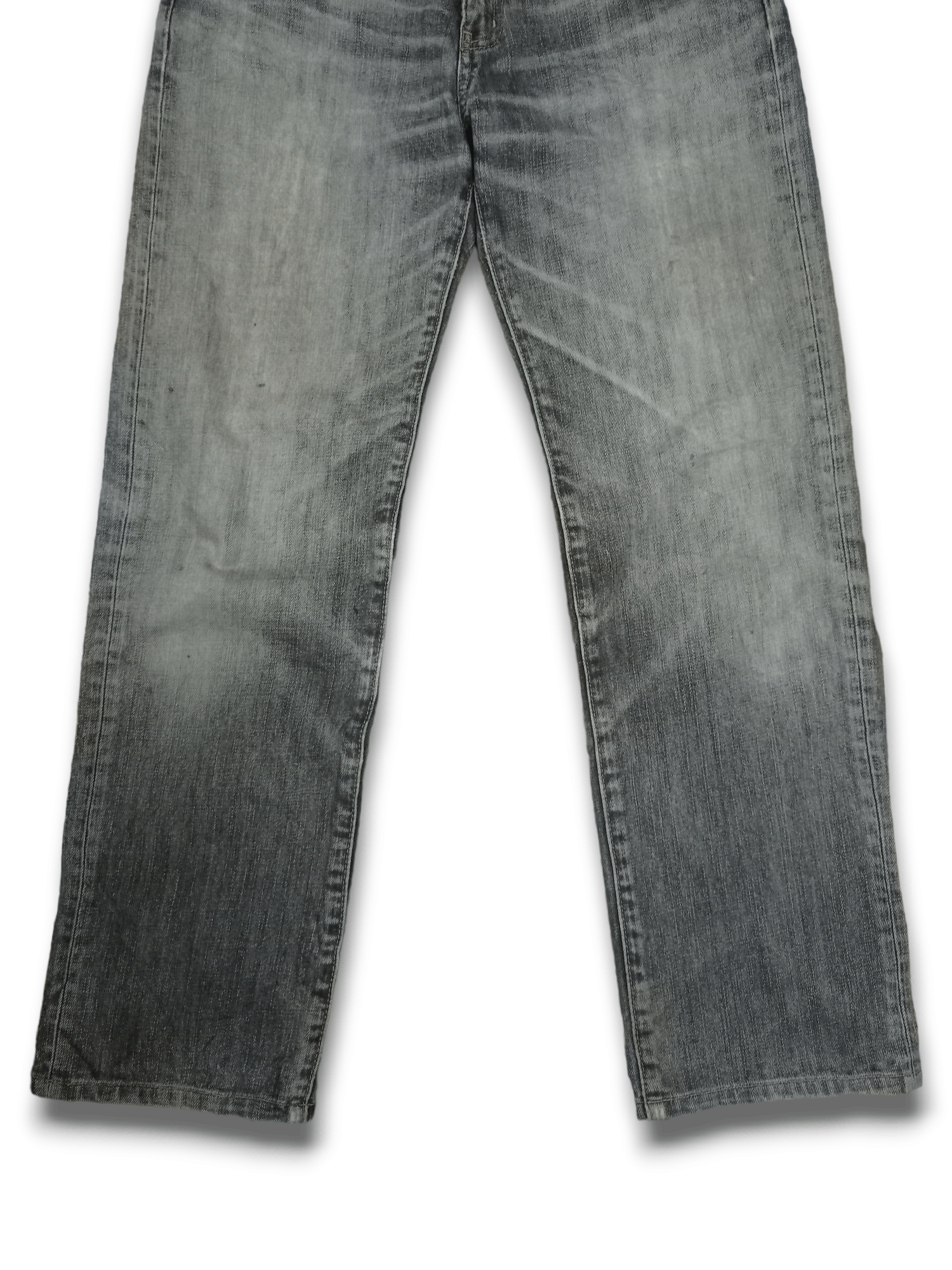 Japanese Brand × Uniqlo S002 Vintage Japanese Uniqlo Grey Loose Jeans 30x28 Size US 30 / EU 46 - 7 Thumbnail