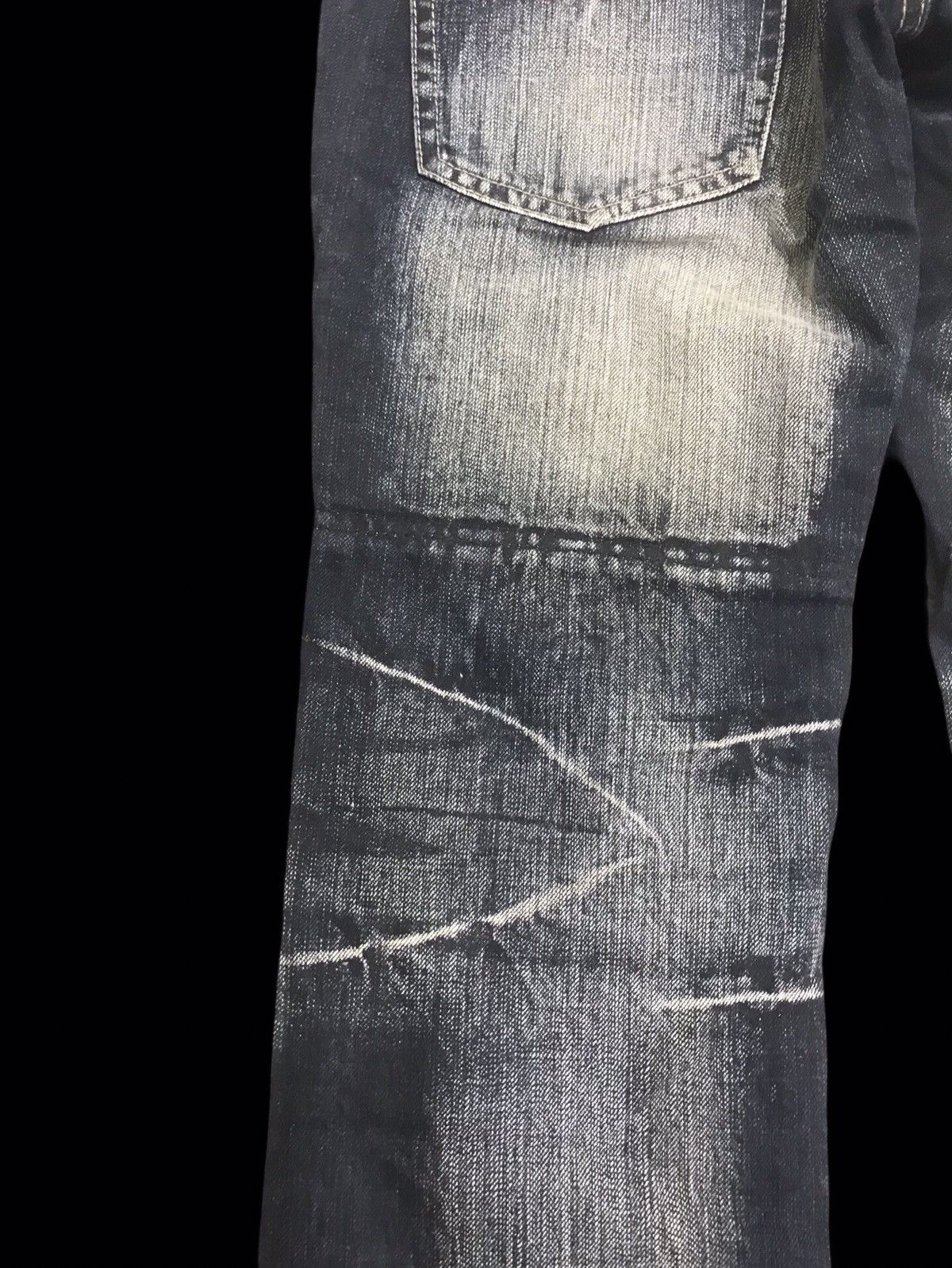 Japanese Brand PPFM Japan Double Waist Rare Fades Streetwear Denim F297 Size US 31 - 13 Thumbnail