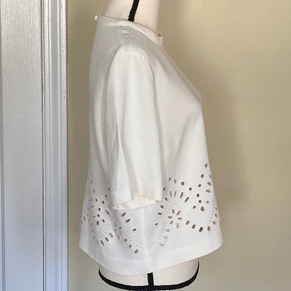 Veronica Beard Veronica Beard Laser Cut Top Size L / US 10 / IT 46 - 5 Thumbnail