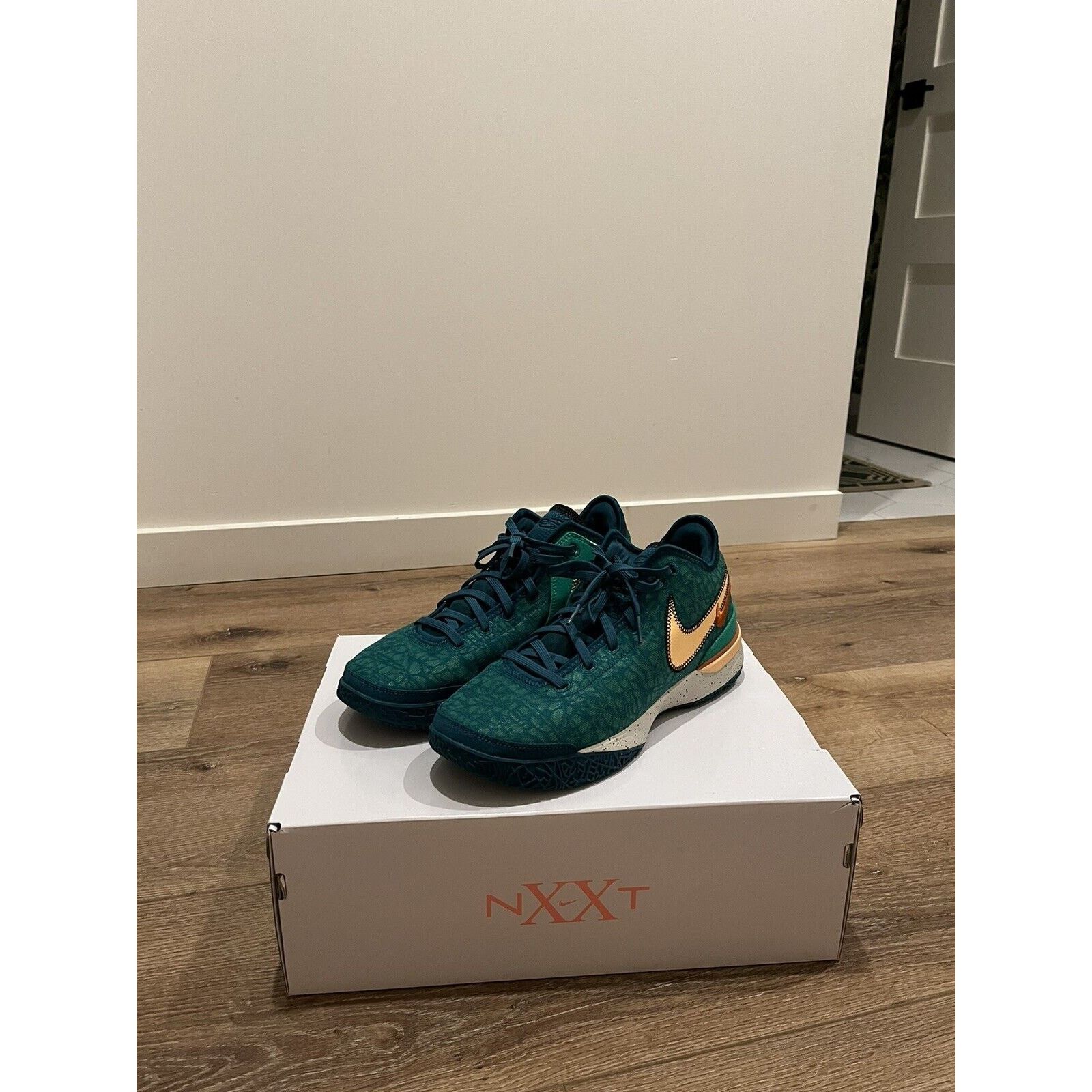 Nike Size 11.5 - Nike Zoom LeBron NXXT Gen Geode Teal Basketball Size US 11.5 / EU 44-45 - 1 Thumbnail