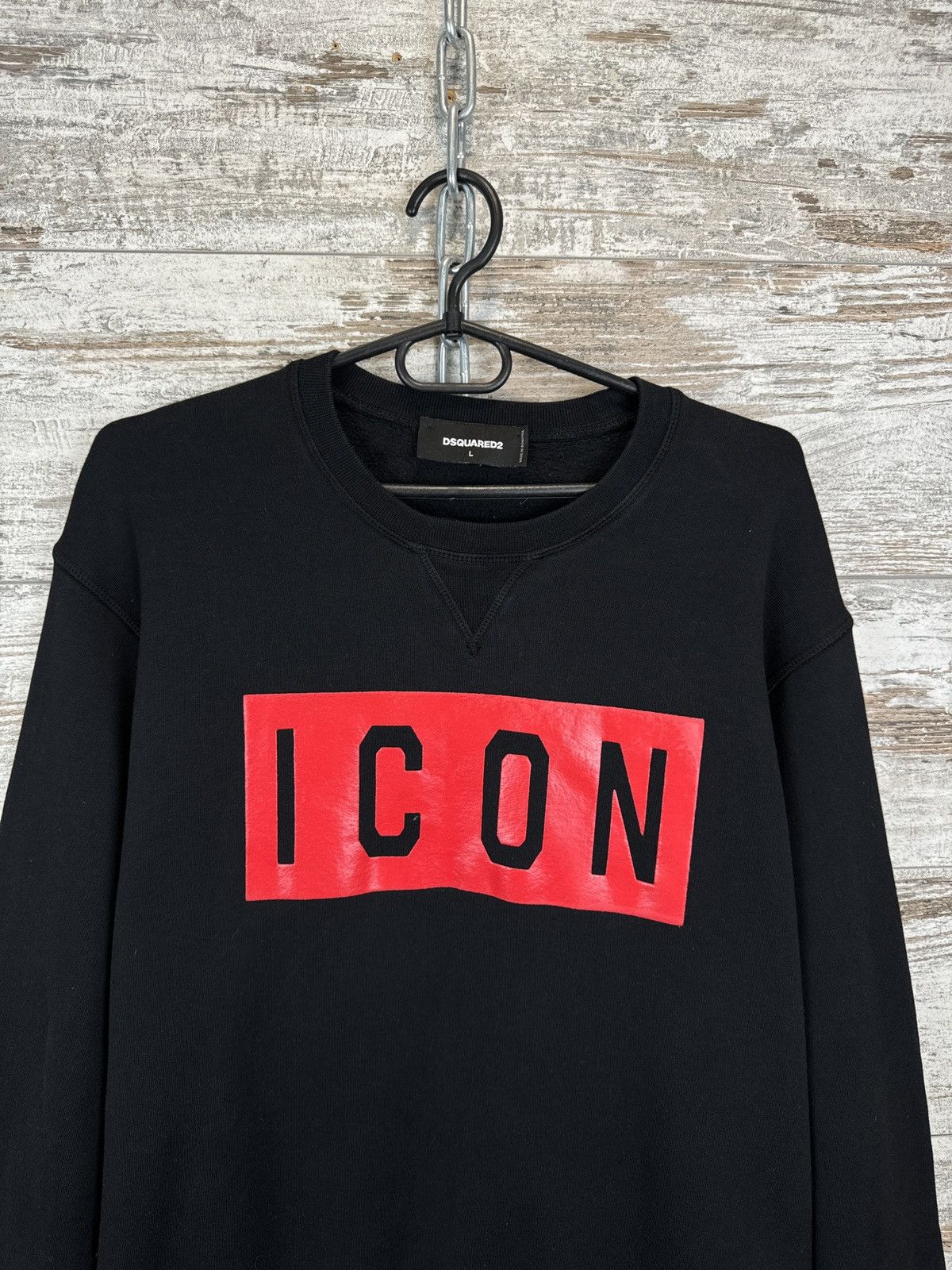 Dsquared2 Mens Dsquared2 sweatshirt luxury black size L pullover Size US L / EU 52-54 / 3 - 3 Thumbnail