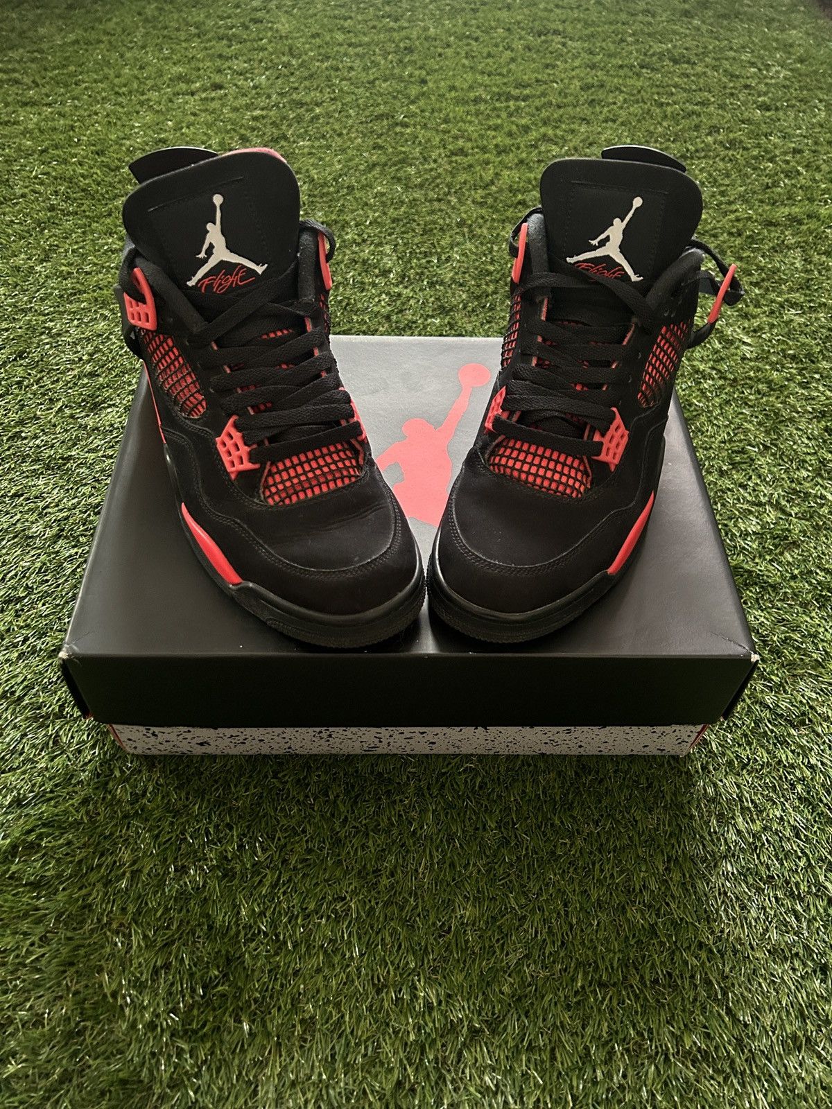 Jordan Brand Jordan 4 Red Thunder Size US 10 / EU 43 - 4 Thumbnail