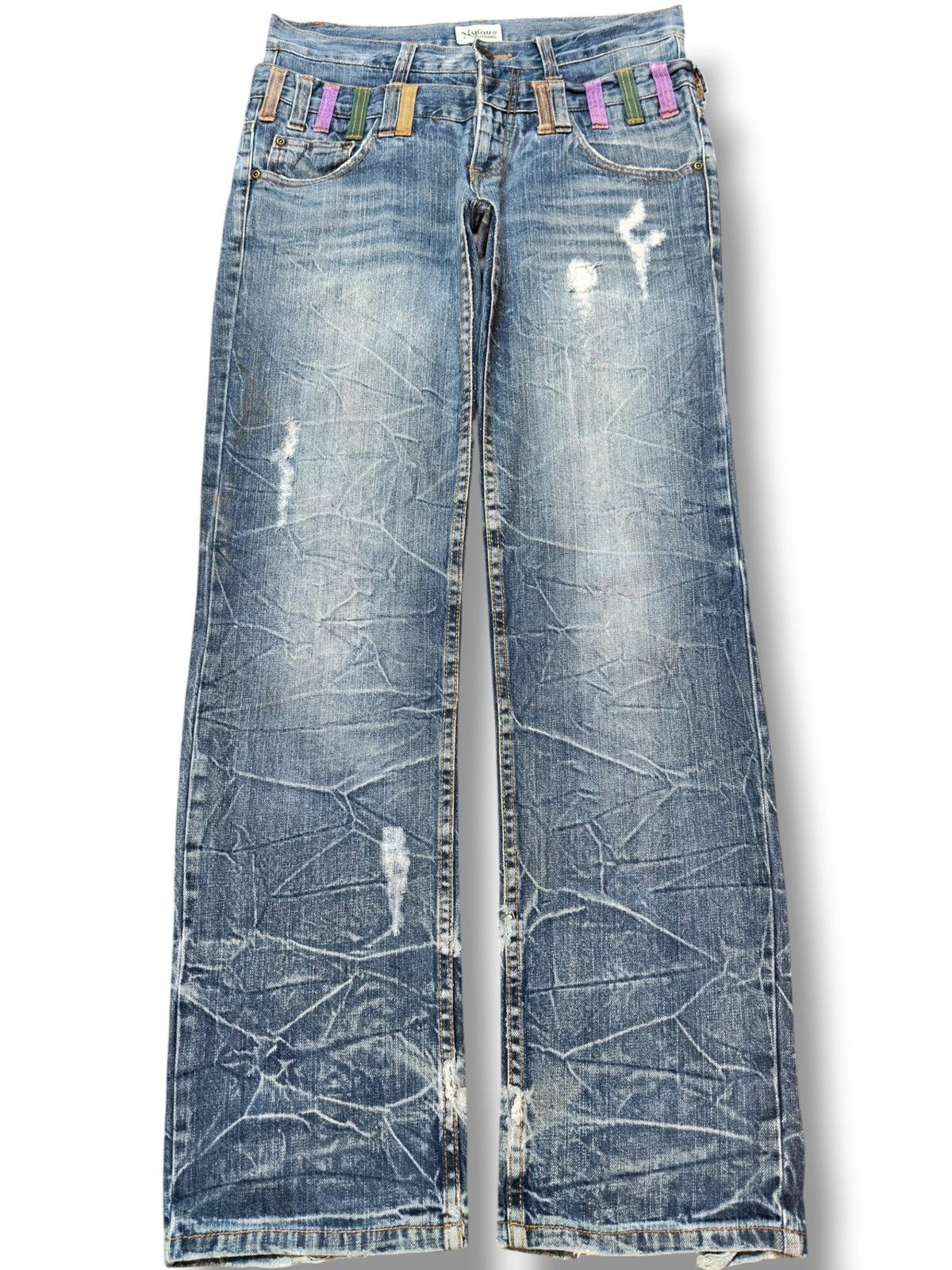 Hysteric Glamour Vintage Nylaus Clothing Double Waist Thunderwash Denim Size US 32 / EU 48 - 1 Thumbnail