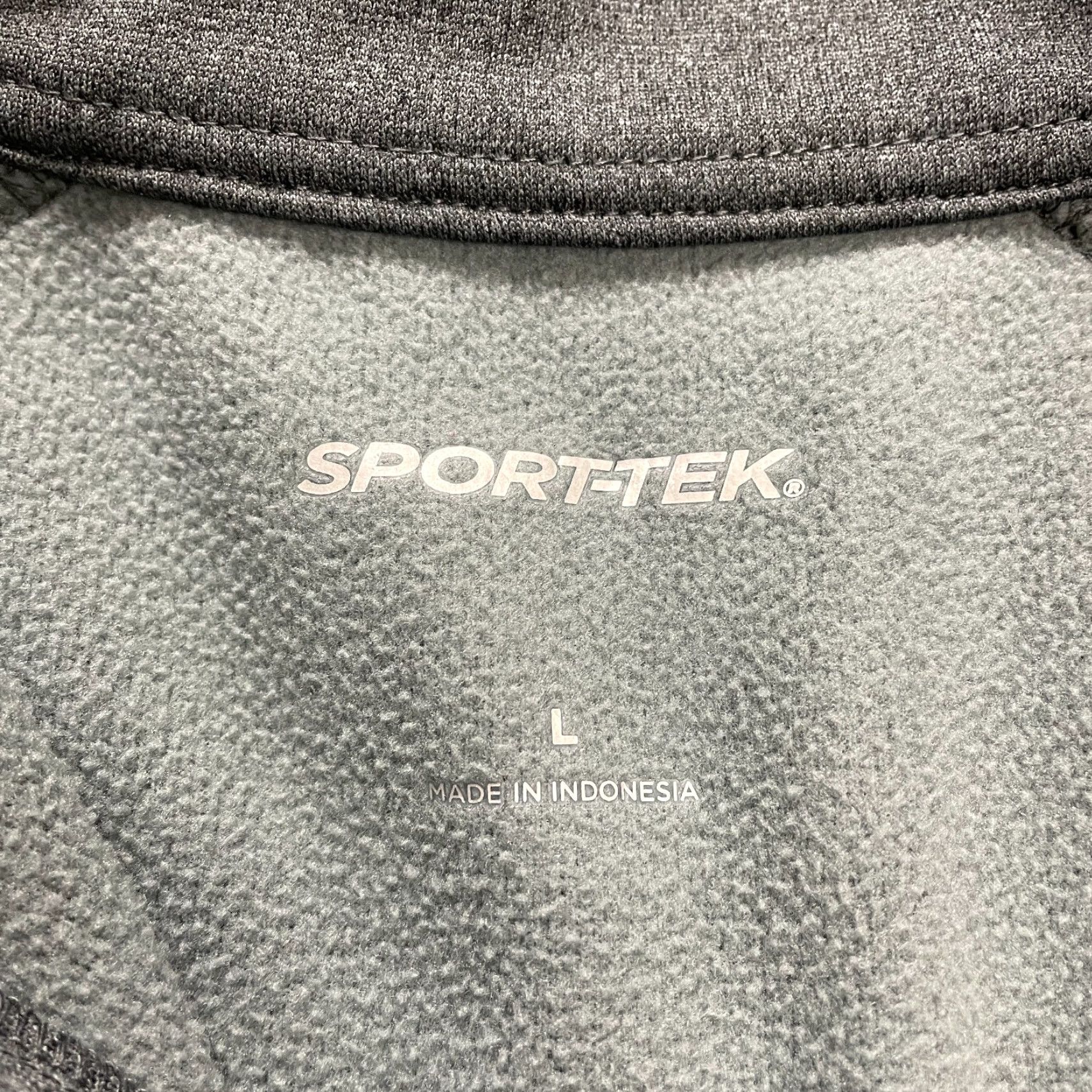 Vintage VINTAGE Sport-Tek Sweatshirt Mens Large Dark Gray Zip Up High Neck Fleece Jacket Outdoor Size US L / EU 52-54 / 3 - 7 Thumbnail