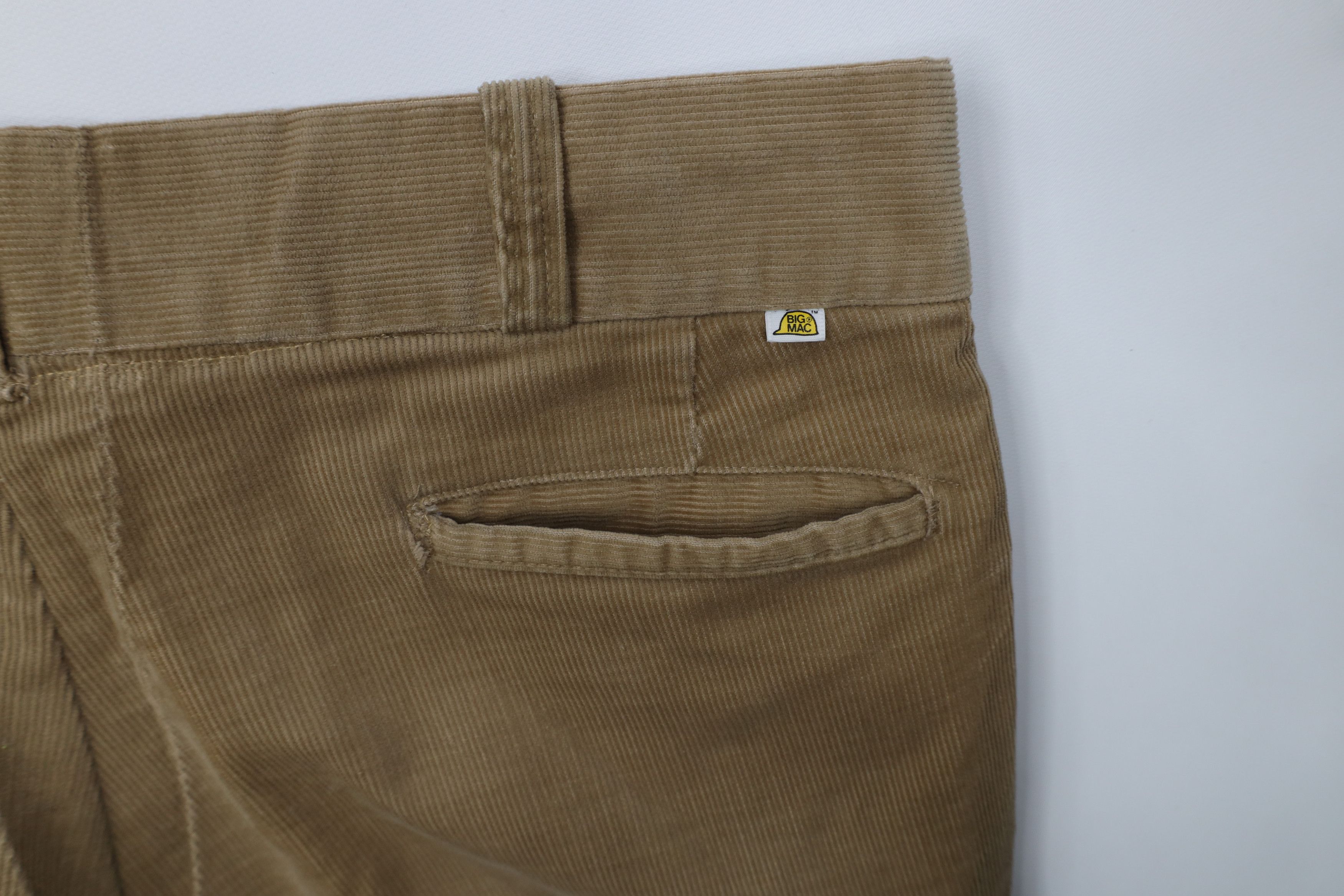 Big Mac Vintage 60s 70s Big Mac Flared Wide Leg Corduroy Pants USA Size US 36 / EU 52 - 13 Thumbnail
