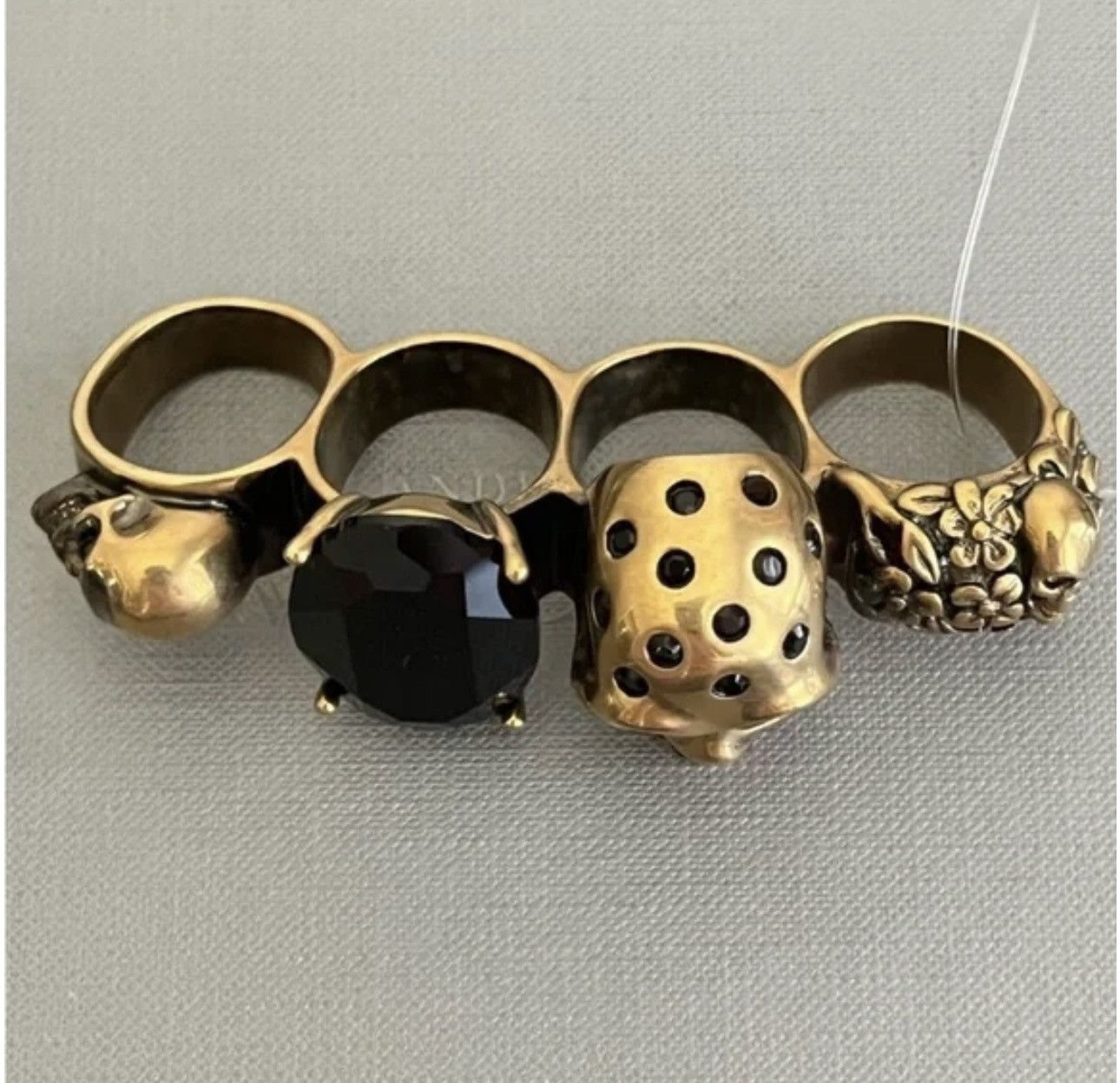 Alexander McQueen Alexander McQueen knuckle ring Size ONE SIZE - 5 Thumbnail