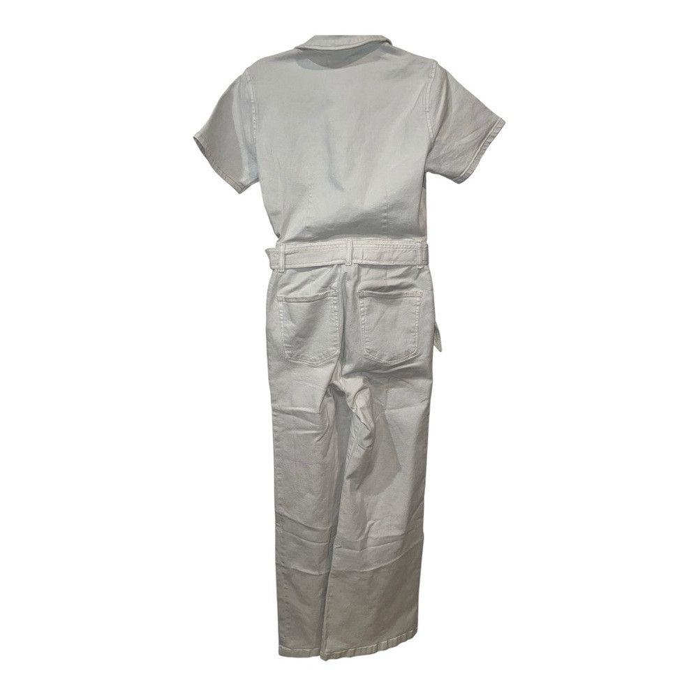 Good American Good American Belted Utility Jumpsuit Bone Size 2 (Fits Sma Size 27" / US 4 / IT 40 - 3 Thumbnail