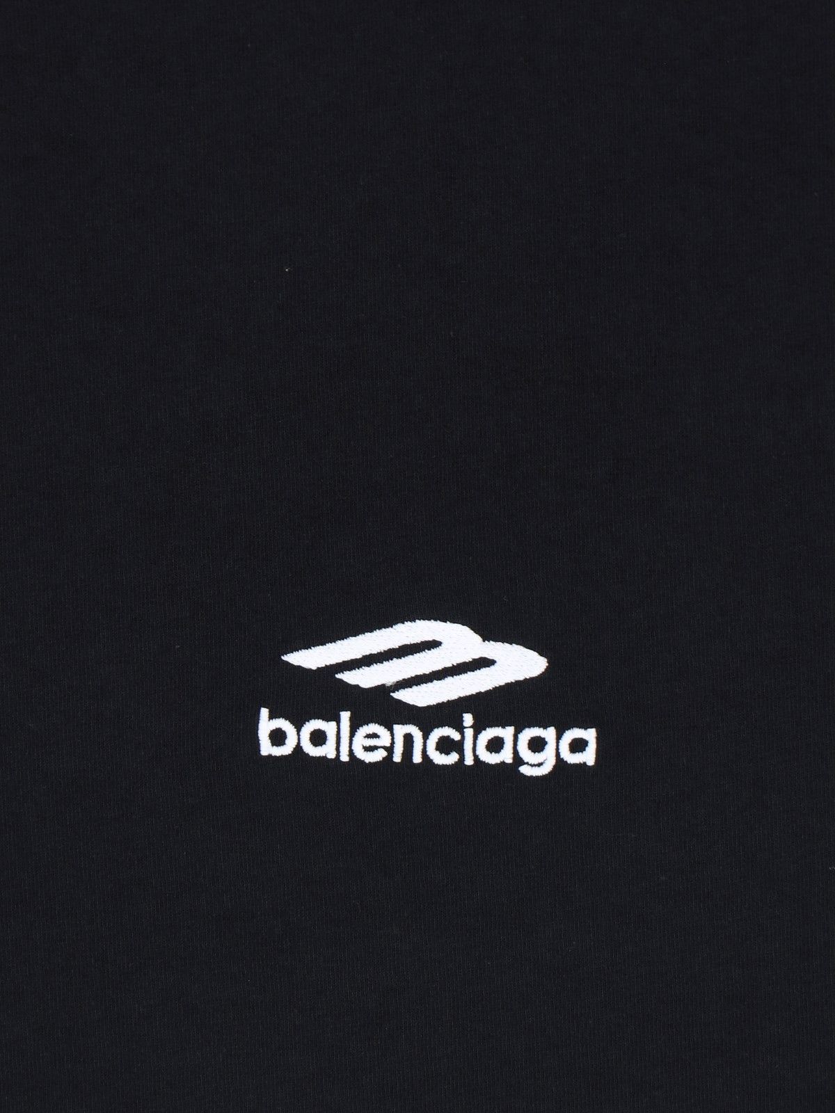 Balenciaga os11x0326 3B Sports Icon T-Shirt in Black Size US L / EU 52-54 / 3 - 3 Thumbnail