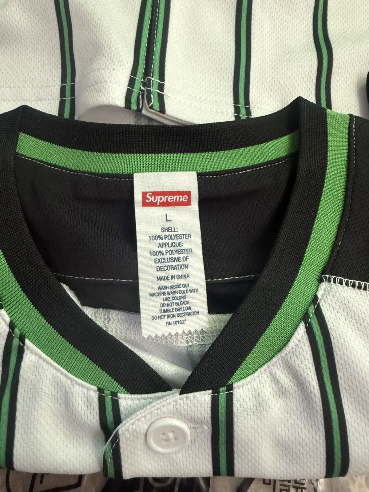Supreme Stars Baseball Jersey Sripe Size US L / EU 52-54 / 3 - 12 Thumbnail