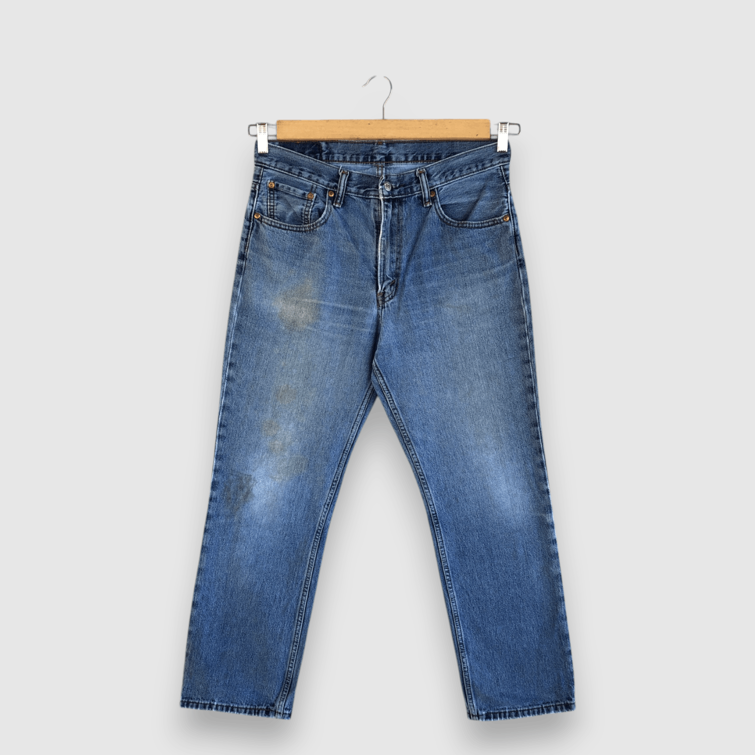 Levi's Vintage Y2K Levis 516 Faded Jeans Levi's Light Wash Denim Size US 32 / EU 48 - 1 Thumbnail