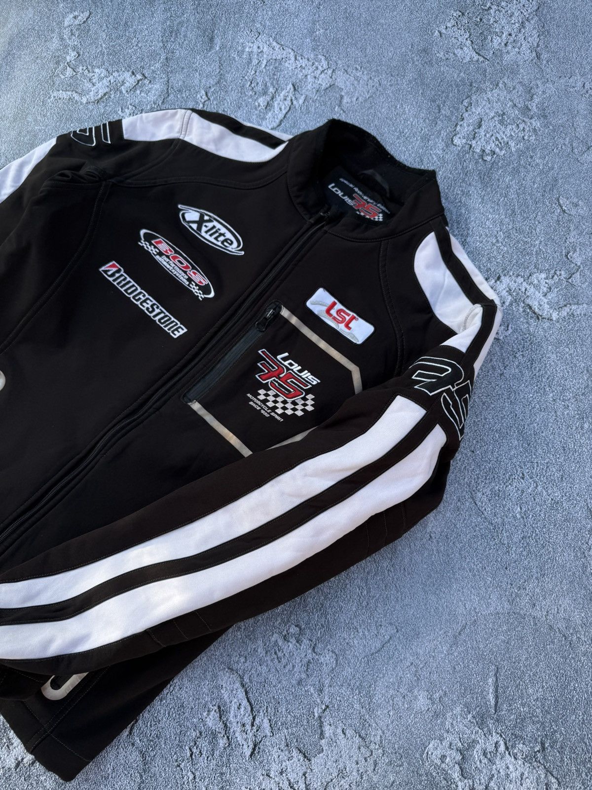 Other Vintage Bridgestone Louis 75 Motorcycle Racing jacket Size US L / EU 52-54 / 3 - 6 Thumbnail