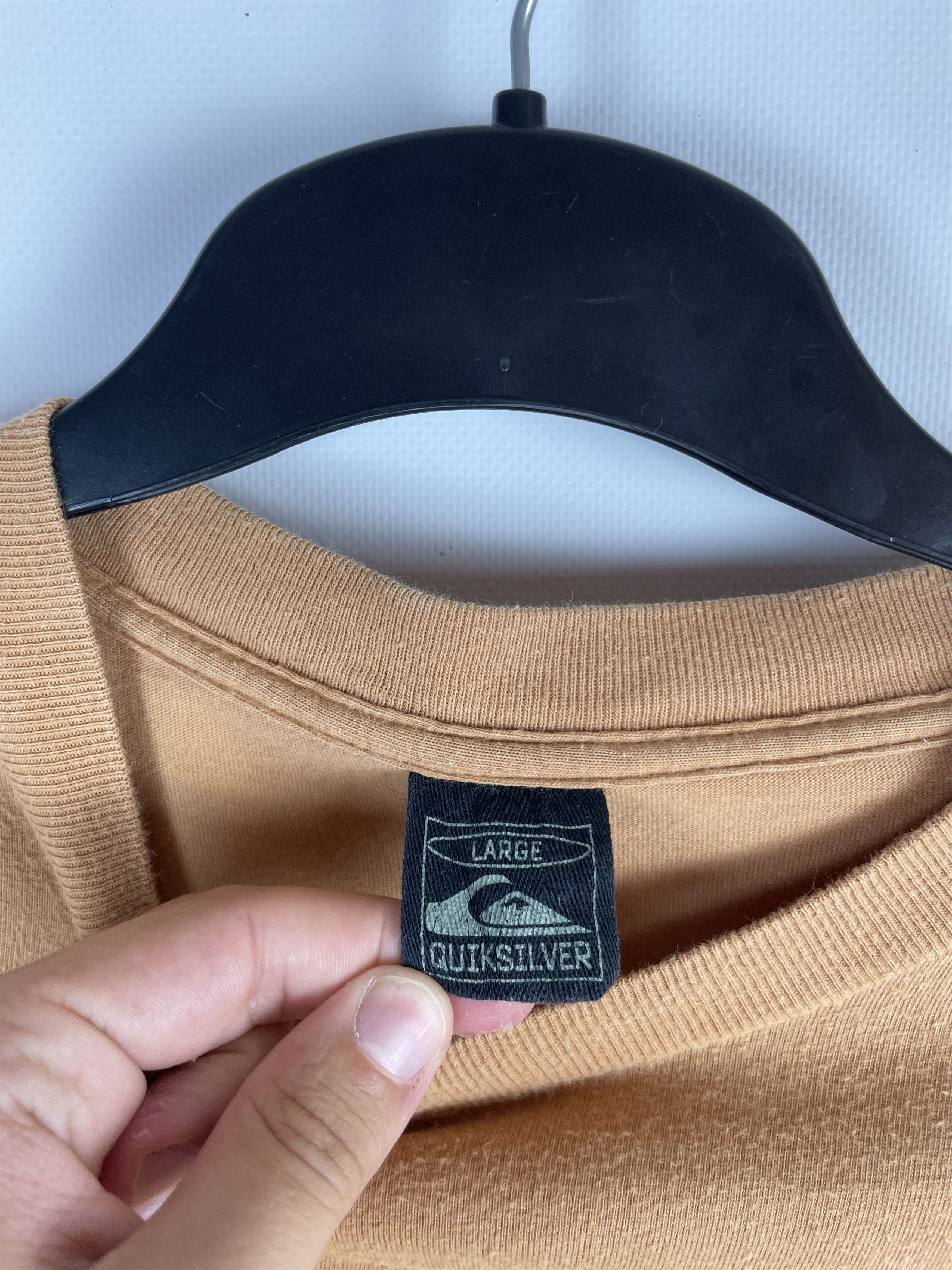 Quiksilver Vintage 90s Surf Quicksilver Big Logo Tee Size US L / EU 52-54 / 3 - 8 Thumbnail