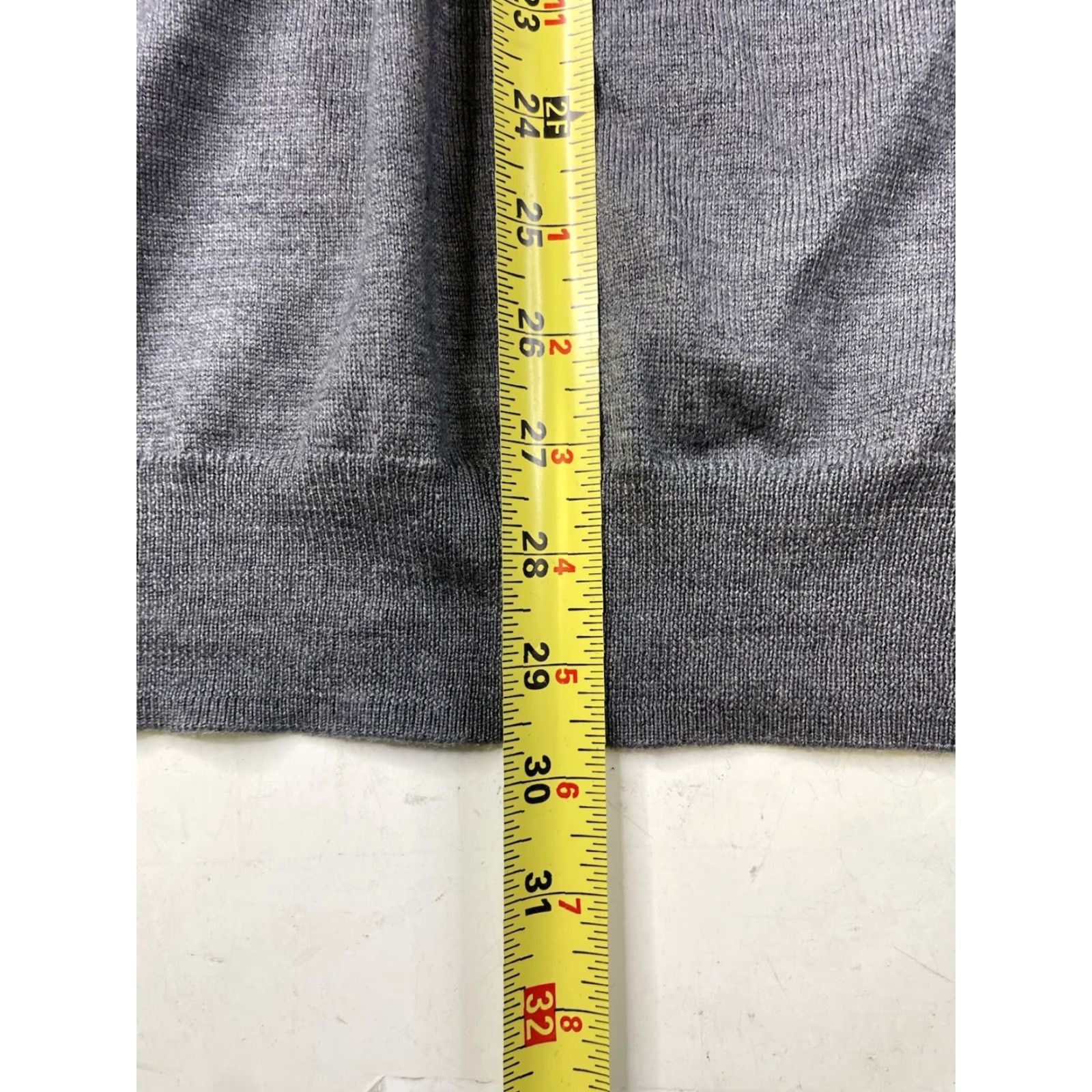 Peter Millar Peter Millar Sweater 1/4 Zip Gray Merino Wool Lyocell 2XL Regular Men Size US XXL / EU 58 / 5 - 7 Thumbnail