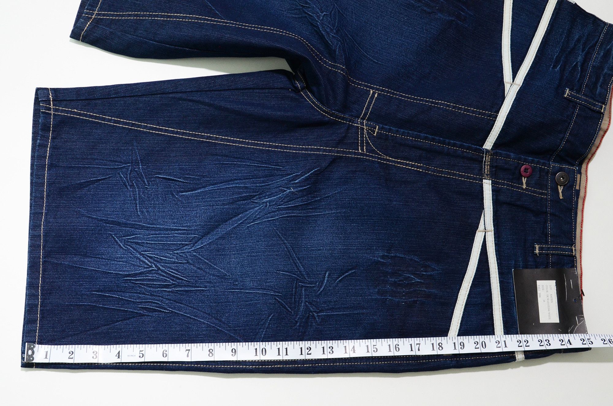 Marithe + Francois Girbaud M+FG Jorts W34 Denim 2006 Carft Streetwear Size US 34 / EU 50 - 15 Thumbnail