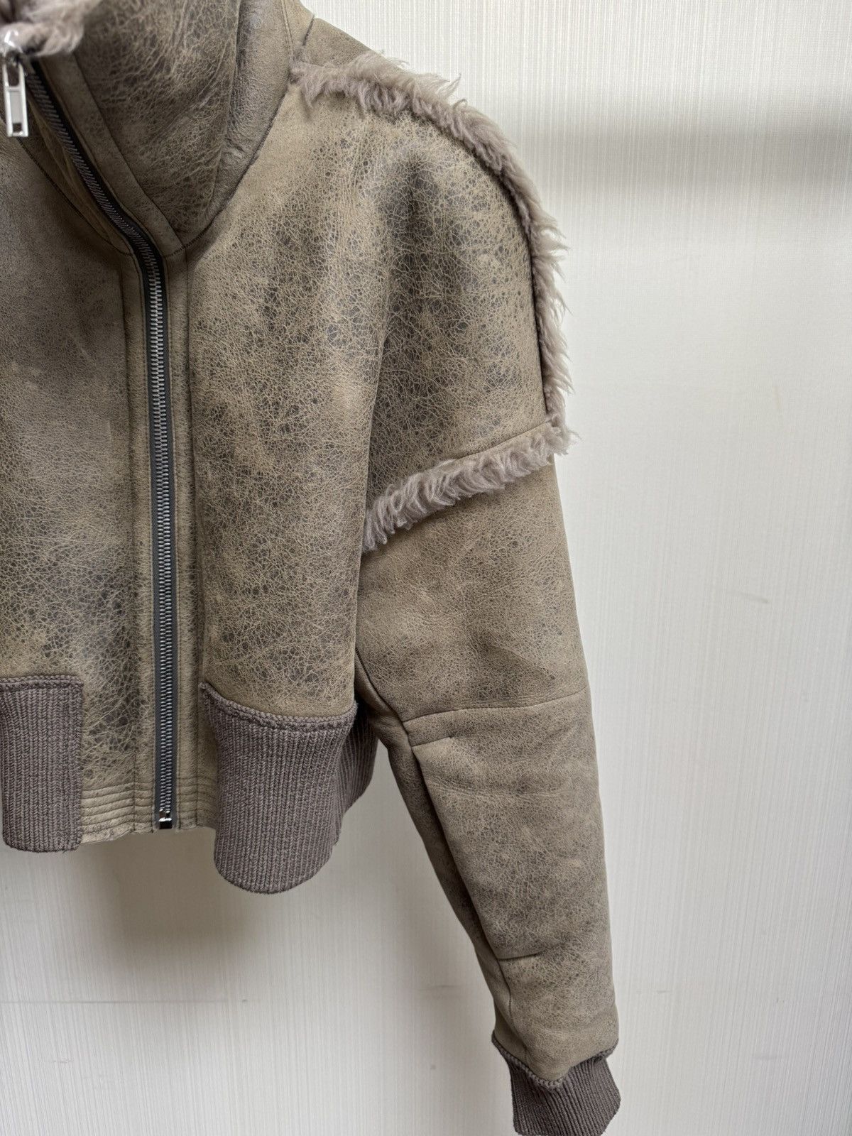 Rick Owens Rick owens25FW Drakula DRACUCOLLAR Bomber Size US M / EU 48-50 / 2 - 8 Thumbnail