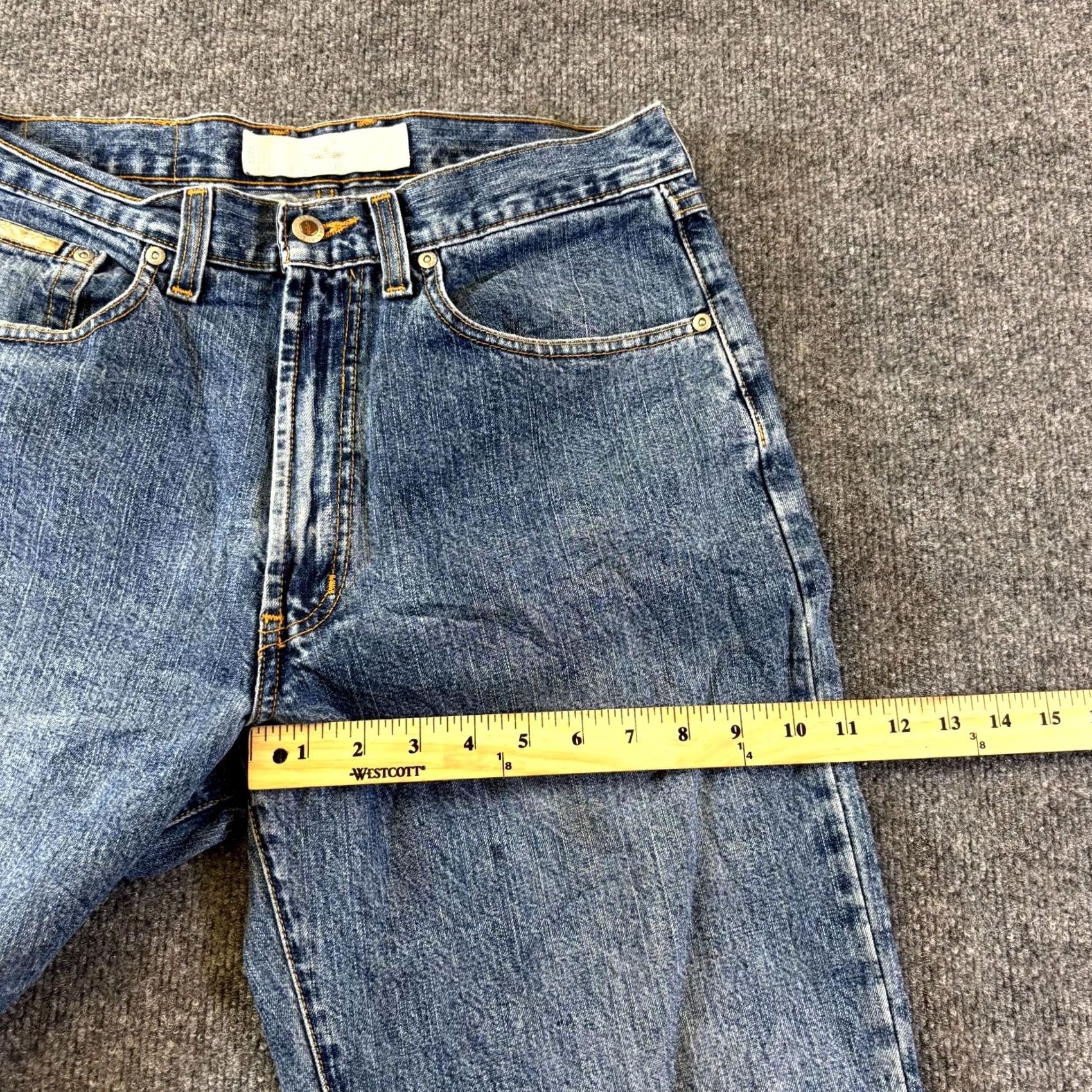 Dockers Dockers Jeans Mens 32x32 Blue Denim 100% Cotton Straight Leg Outdoor Streetwear Jeans Mens Blue 32x32 Vintage Size US 32 / EU 48 - 5 Thumbnail