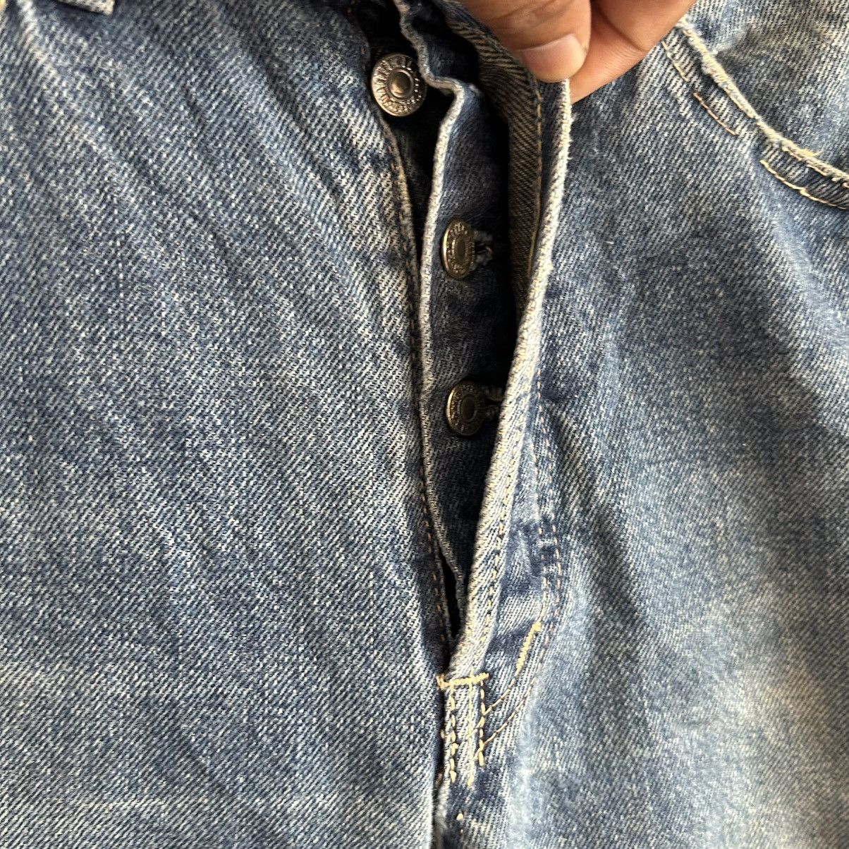Vintage Vintage Iron HR Market Selvedge Distressed Denim Size US 30 / EU 46 - 8 Thumbnail