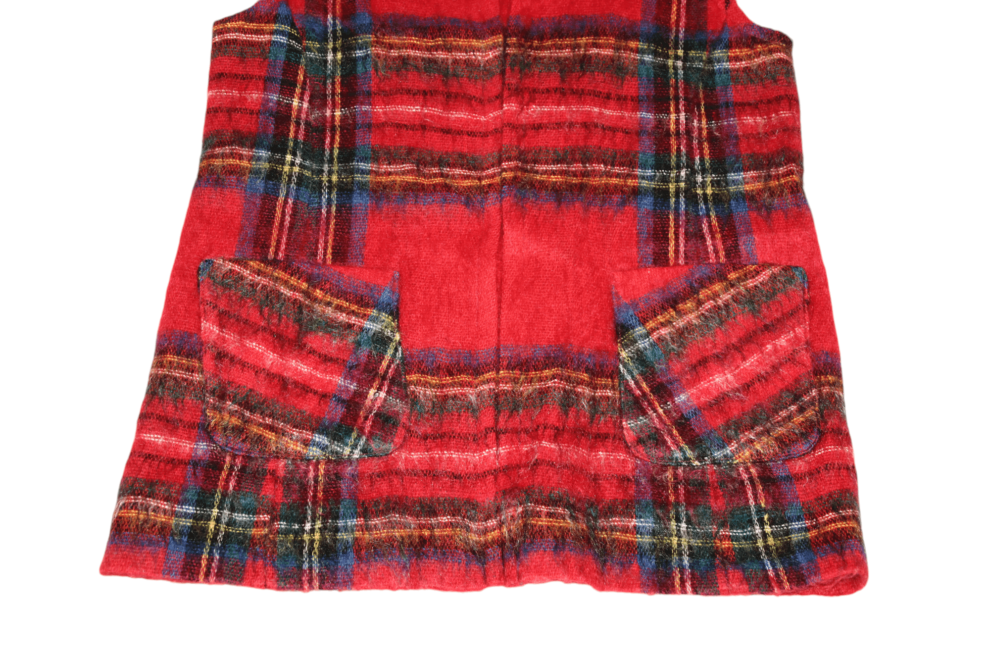 Aran Isles Knitwear 60's Rannoch Designs Scotland Mohair Wool Plaid Tartan Vest Size US M / EU 48-50 / 2 - 3 Thumbnail