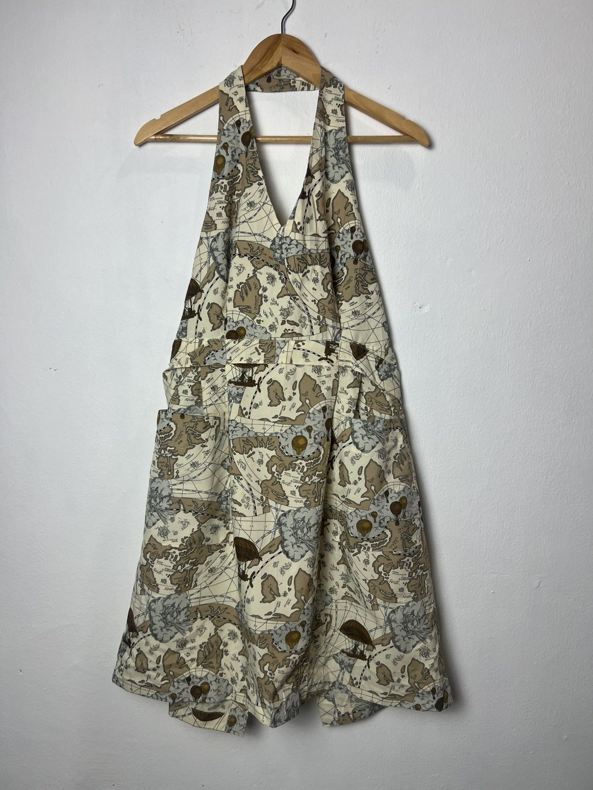 Vintage Vintage Yoshie Inaba JAL Map Print Apron Size ONE SIZE - 1 Thumbnail