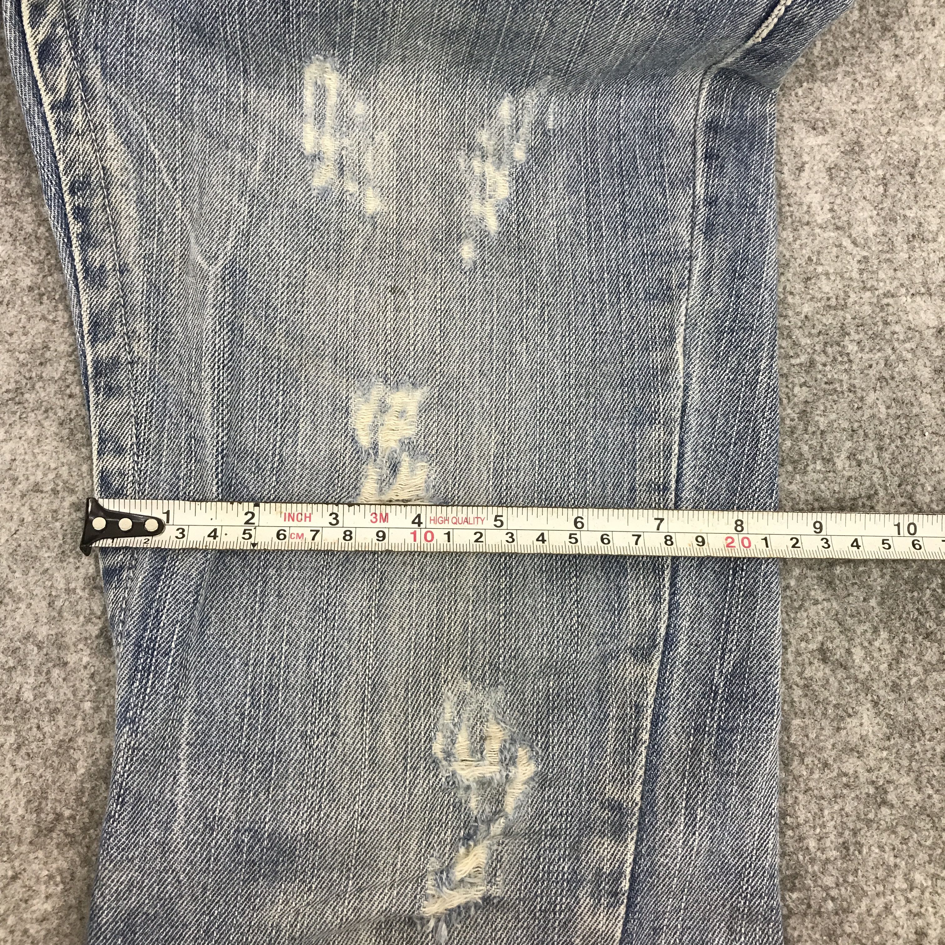 Japanese Brand JAPAN STYLE DENIM SORRIDERE DISTRESSED BOOTCUT JEANS Size US 30 / EU 46 - 11 Thumbnail