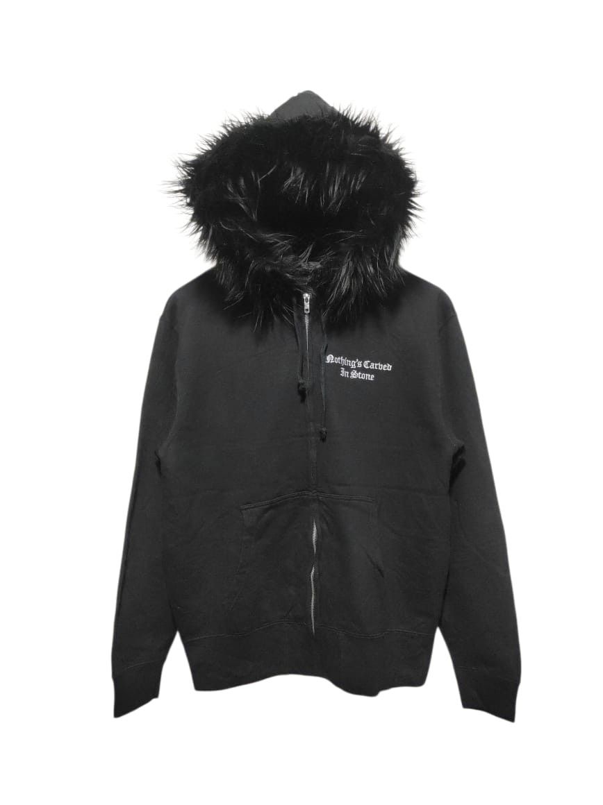 Hysteric Glamour Nothing's Carved in Stone zip fur hoodie LGB style Size US M / EU 48-50 / 2 - 1 Thumbnail